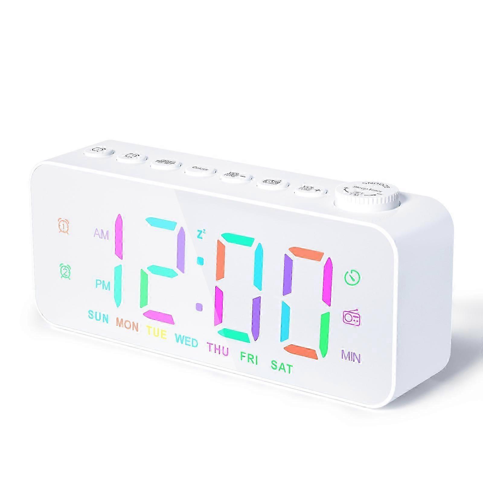 Smart LED Alarm Clock USB Electronic Luminous Alarm Clock