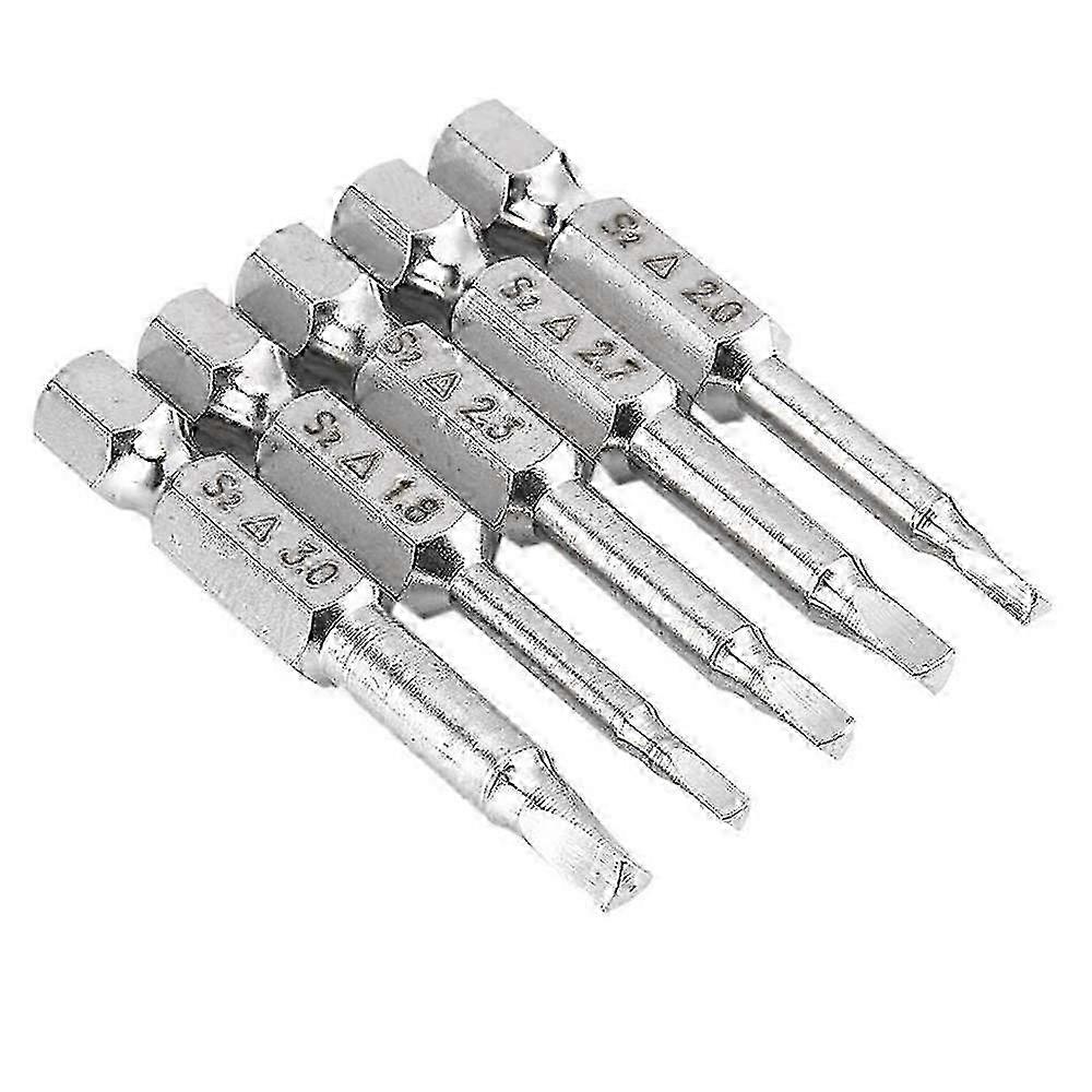 Triangular Head Magnetic Screwdriver Bits Set - S2 Steel 1.8mm Size - Durable Replacement Tools for Home & Professional Use