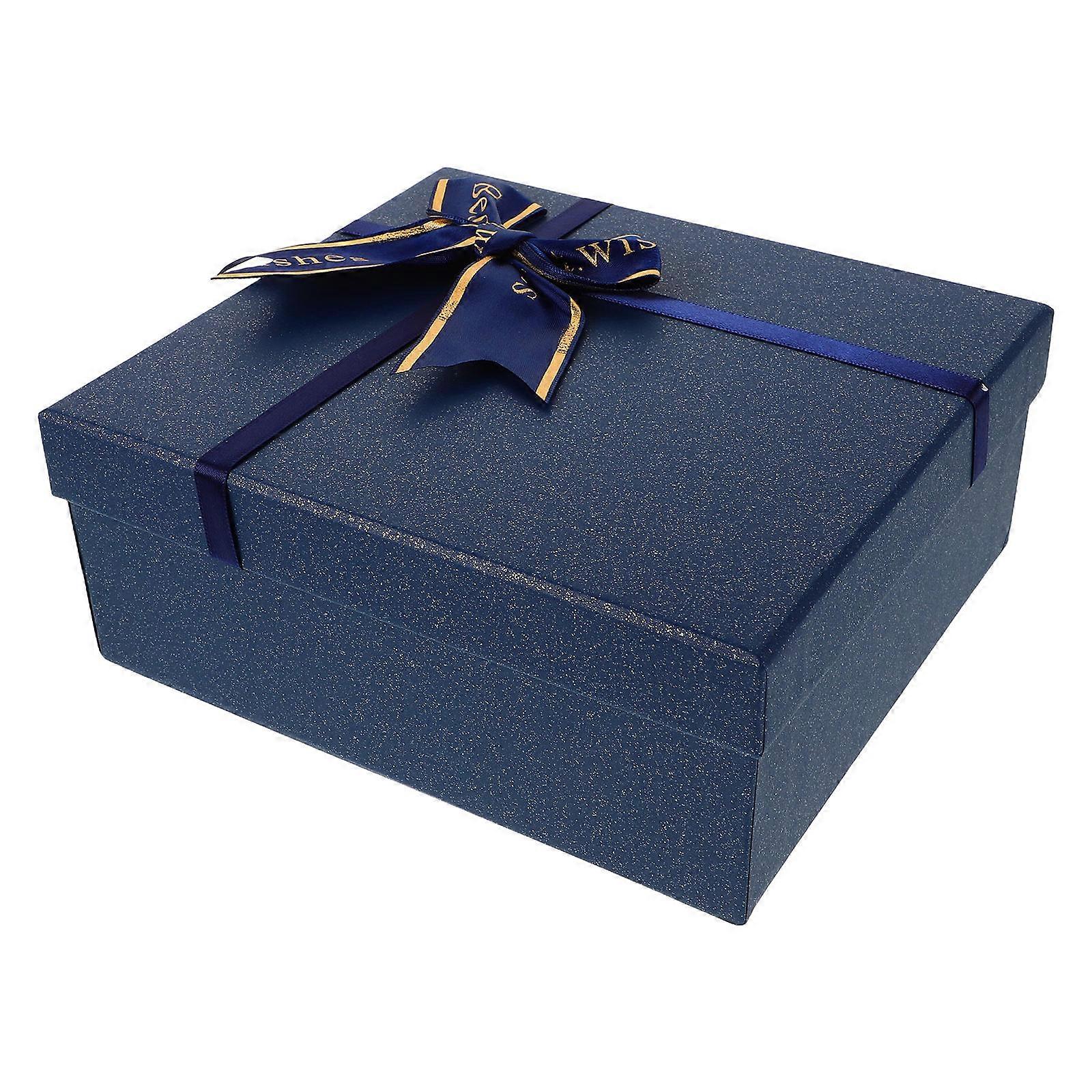 Elegant Gift Box with Bowknot for Cosmetic Storage Present Packaging