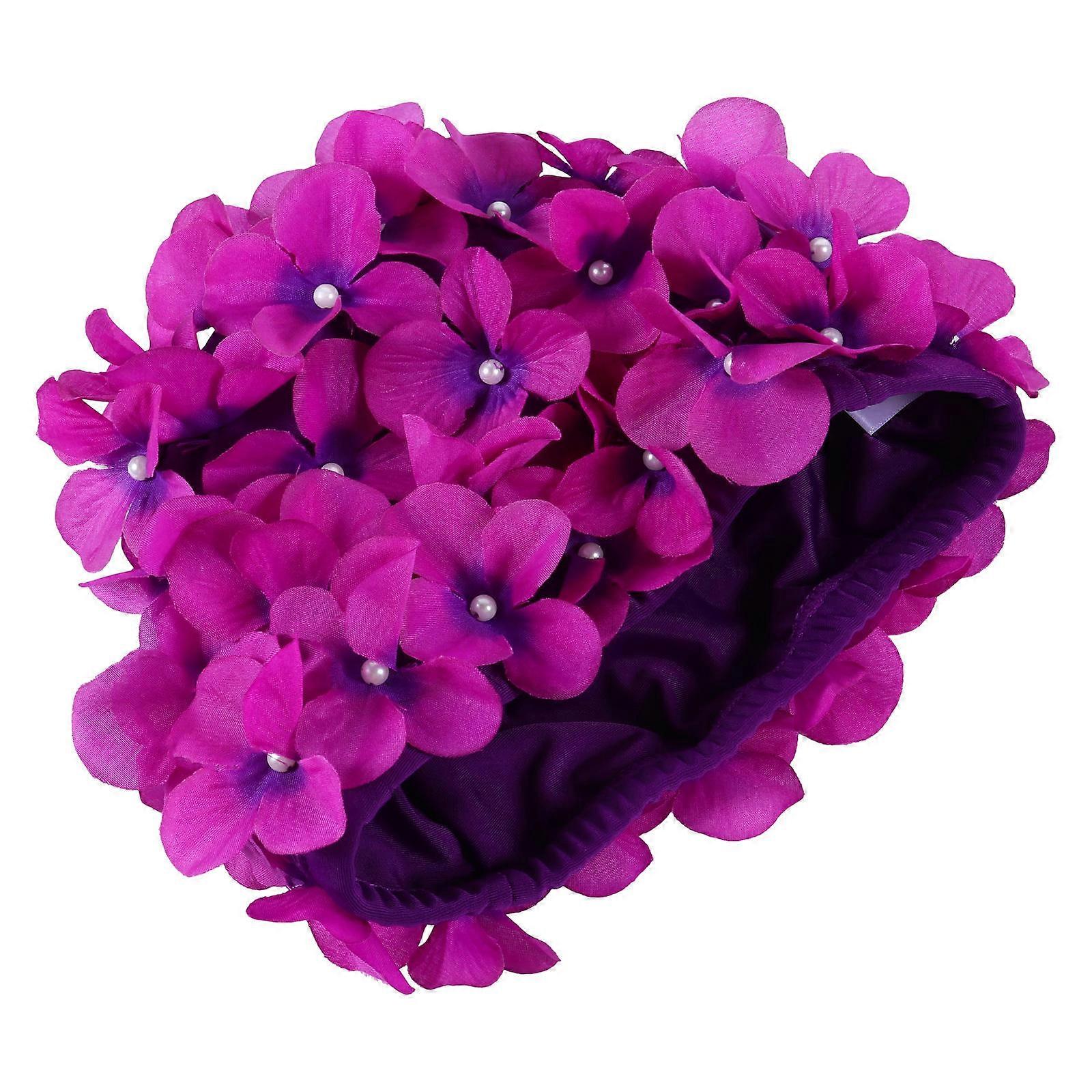 Flower Swim Cap Flower Shape Swimming Hat for Use 1Pcs Breathable Design