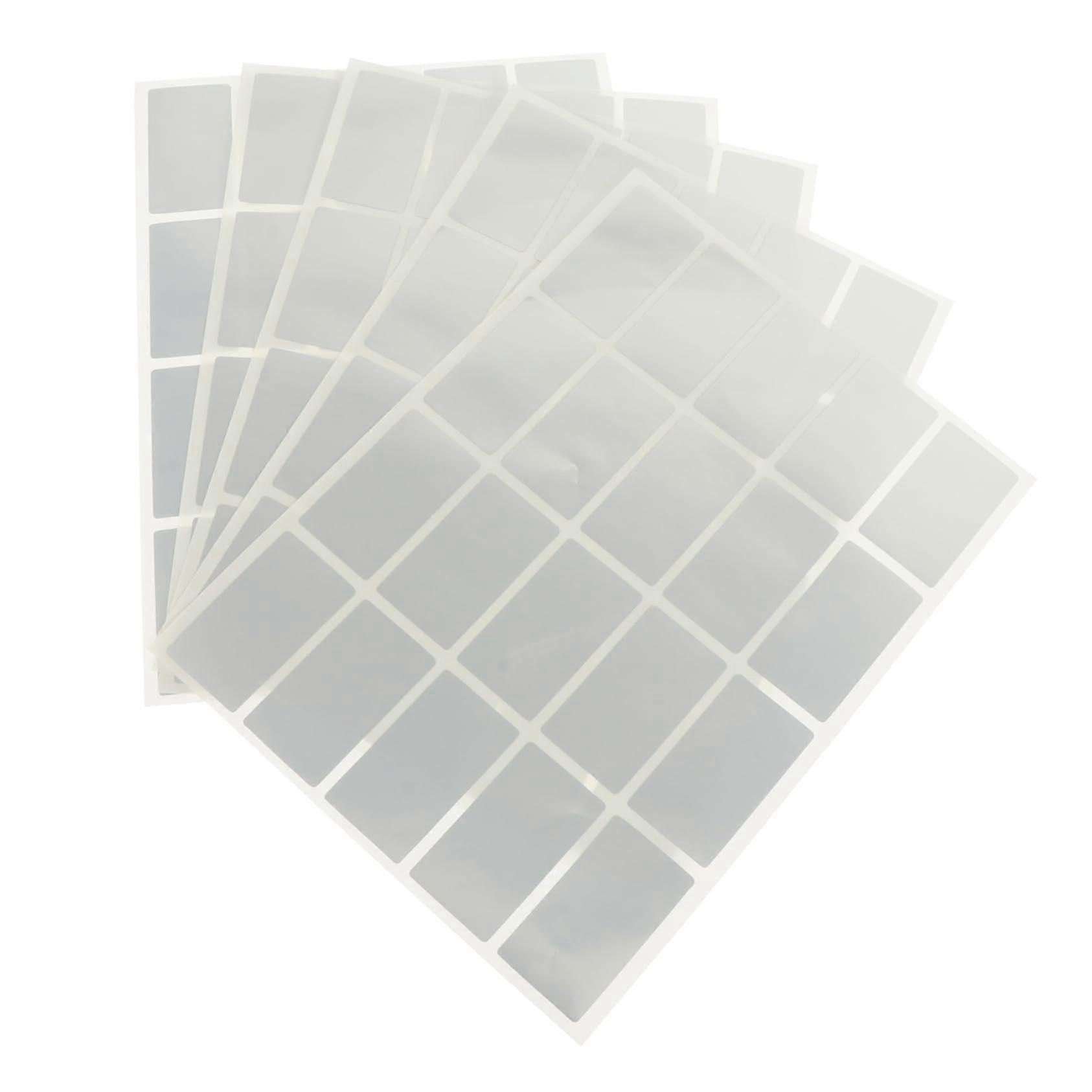 Asian Silver Labels for Babies Blank Paint Roller Removable Stickers Gift Tags
