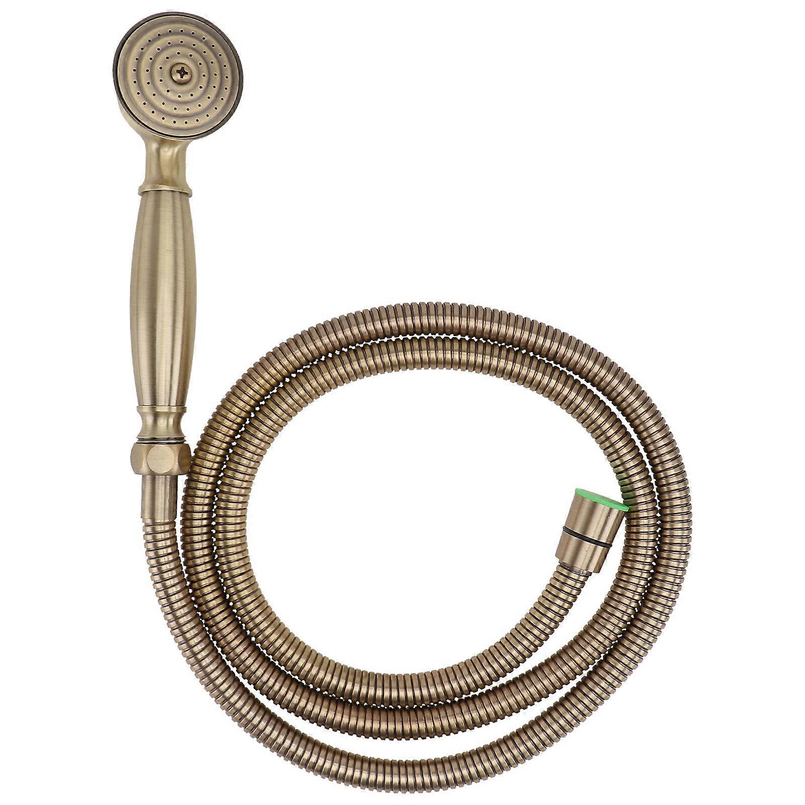 1pc Shower Head Elegant Brass Shower Nozzle Home Shower Sprinkler (Bronze)