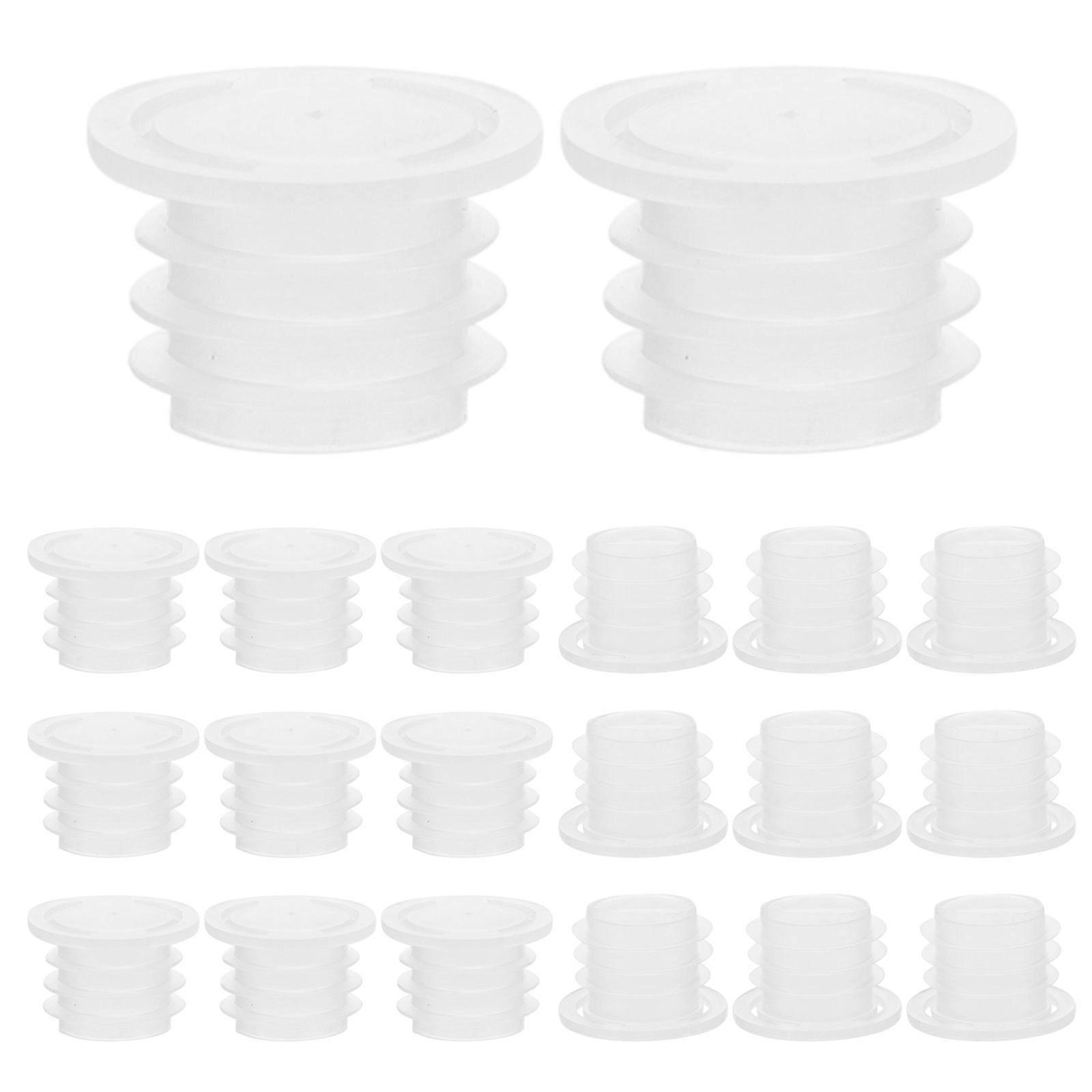100pcs Reusable Plastic Bottle Caps Replacement Lids for Leak Sealing Compatible with Various Bottles for Home and Restaurant Use