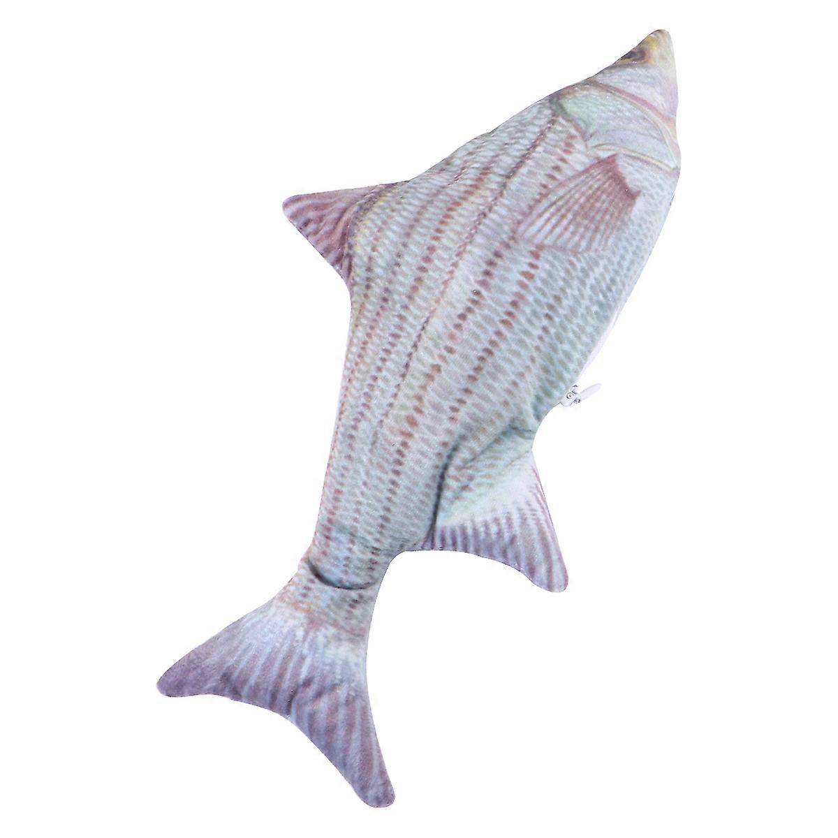 Automatic Interactive Cat Toy Bream Style Navy 27x9cm Jumping Pet Playing 1Pack