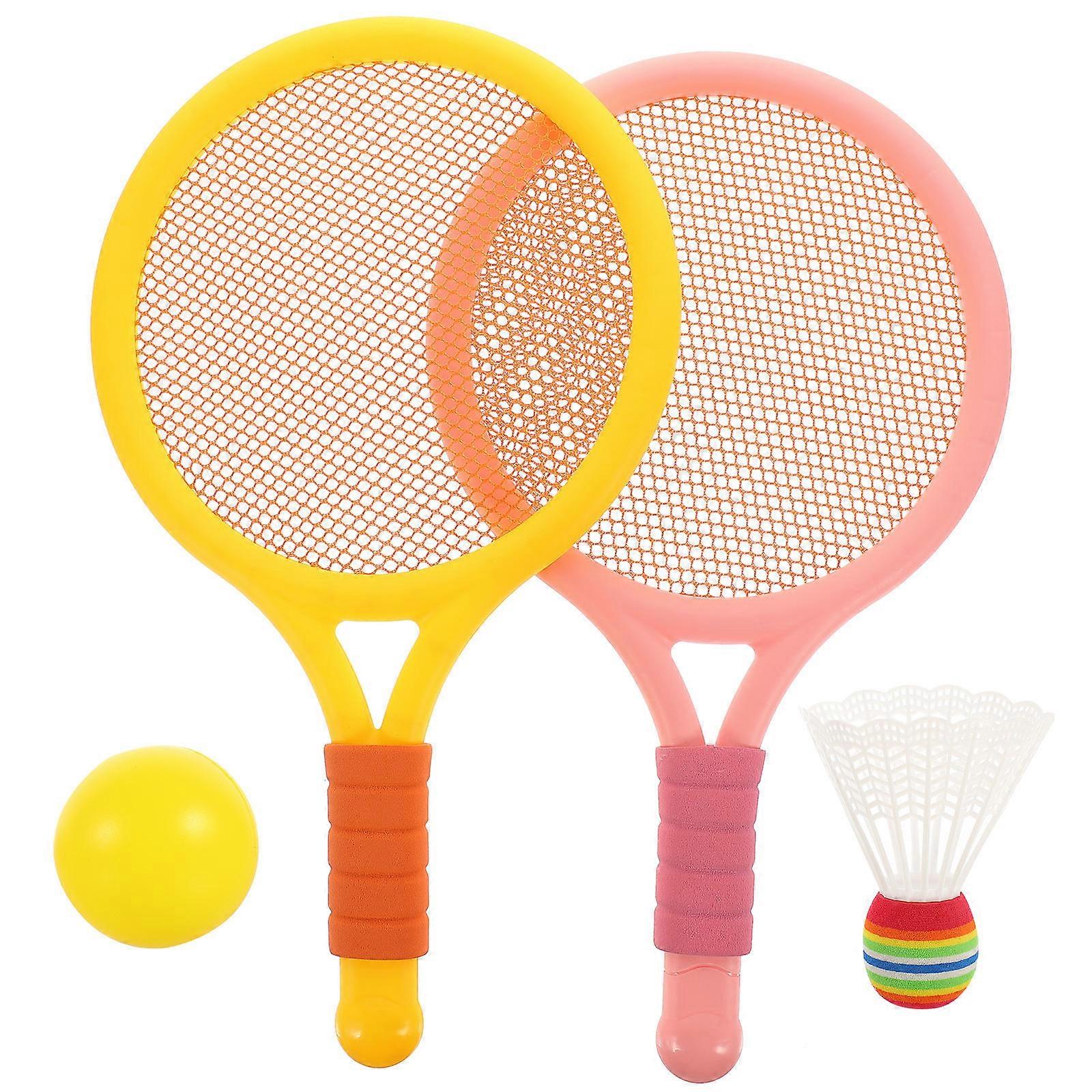 Badminton Racket Set for Interactive Outdoor Play – Includes Rackets and Balls for Parent Child Coordination Development
