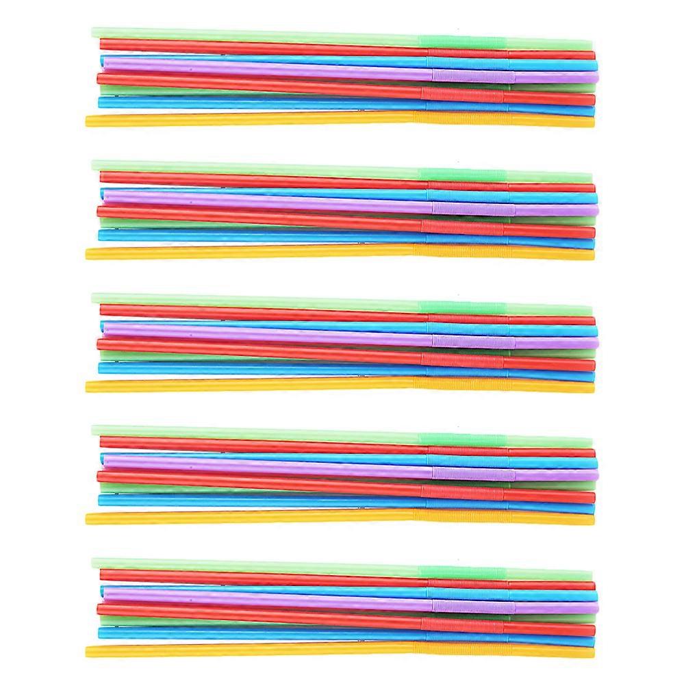Colorful Drinking straws for Parties and Juice Smooth Inner Wall Easy to Clean 300pcs