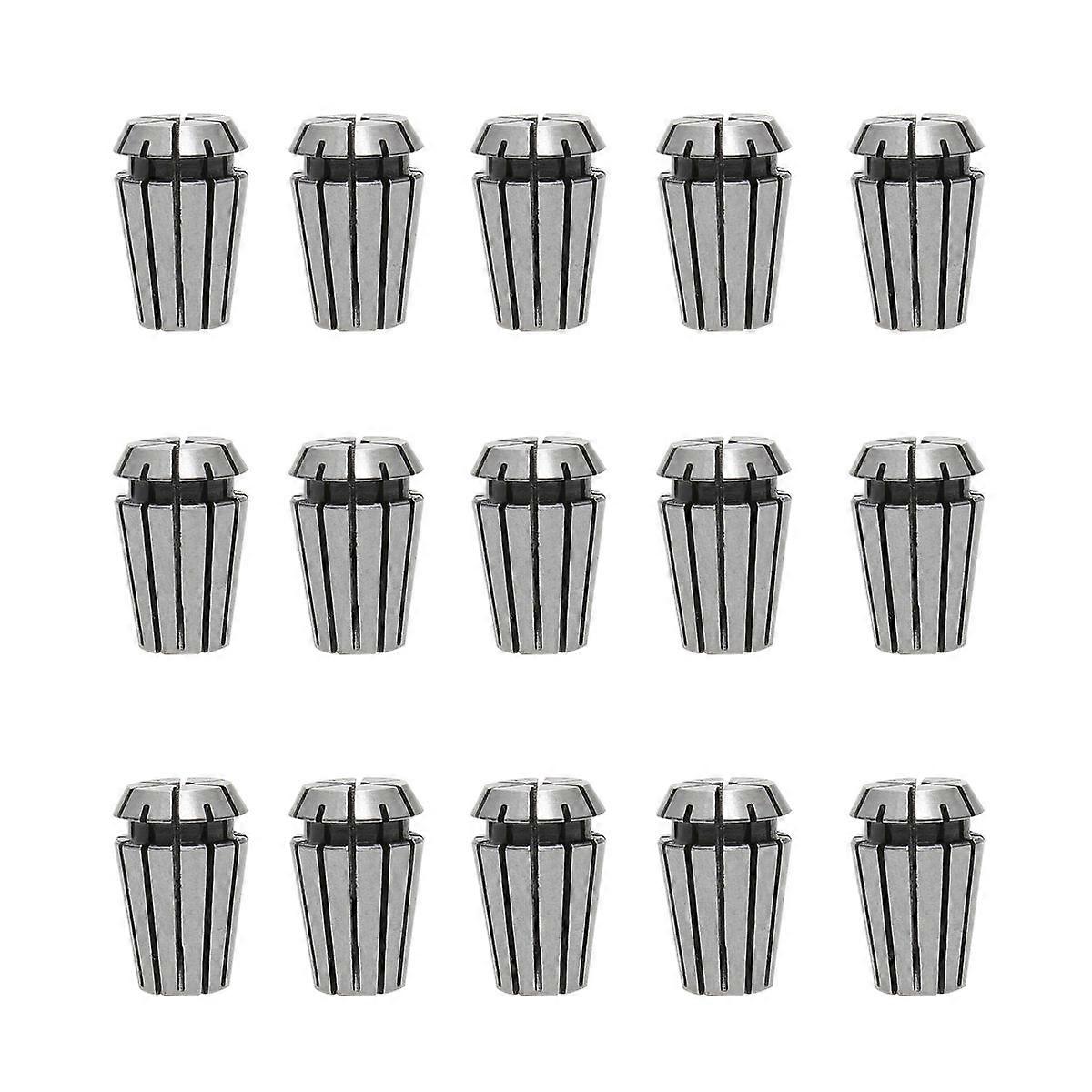 High Precision Spring Collet Set Wear-Resistant Drilling Tapping 15Pcs