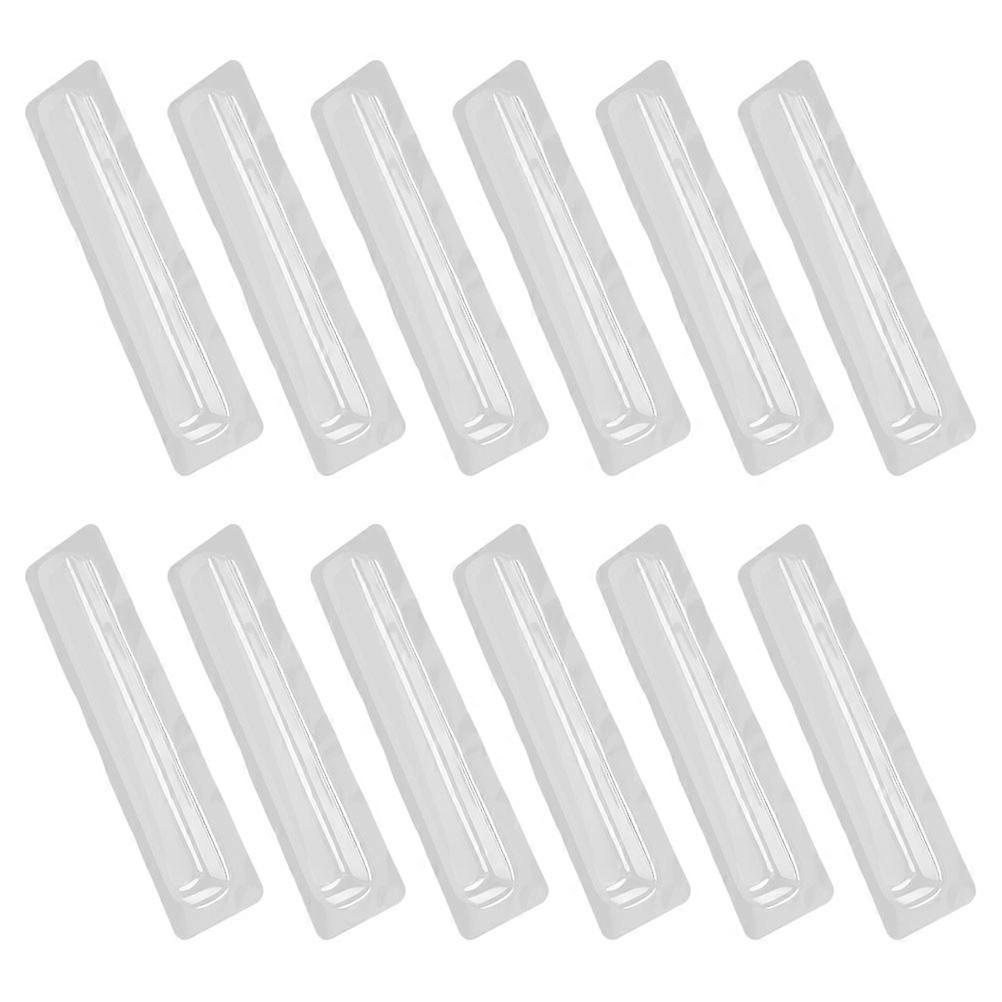 12pcs Plastic Clock Hands Protective Boxes Sturdy PVC Wall Clock Pointer Covers Dustproof Scratch Resistant Water Resistant Design Replacement