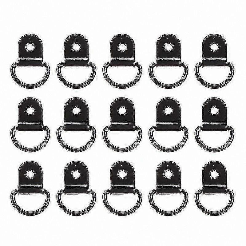 20-Pack D-Ring Tie-Down Anchors for Cargo Securement on Trucks and Trailers