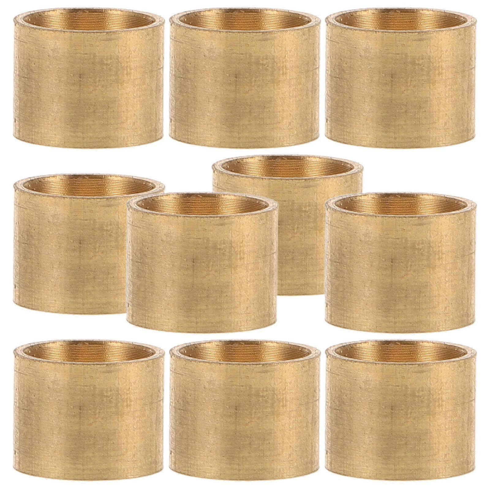 Taiqiu Gan Peijian 10Pcs Metal Billiard Cue Hoop Replacement for Pool Use