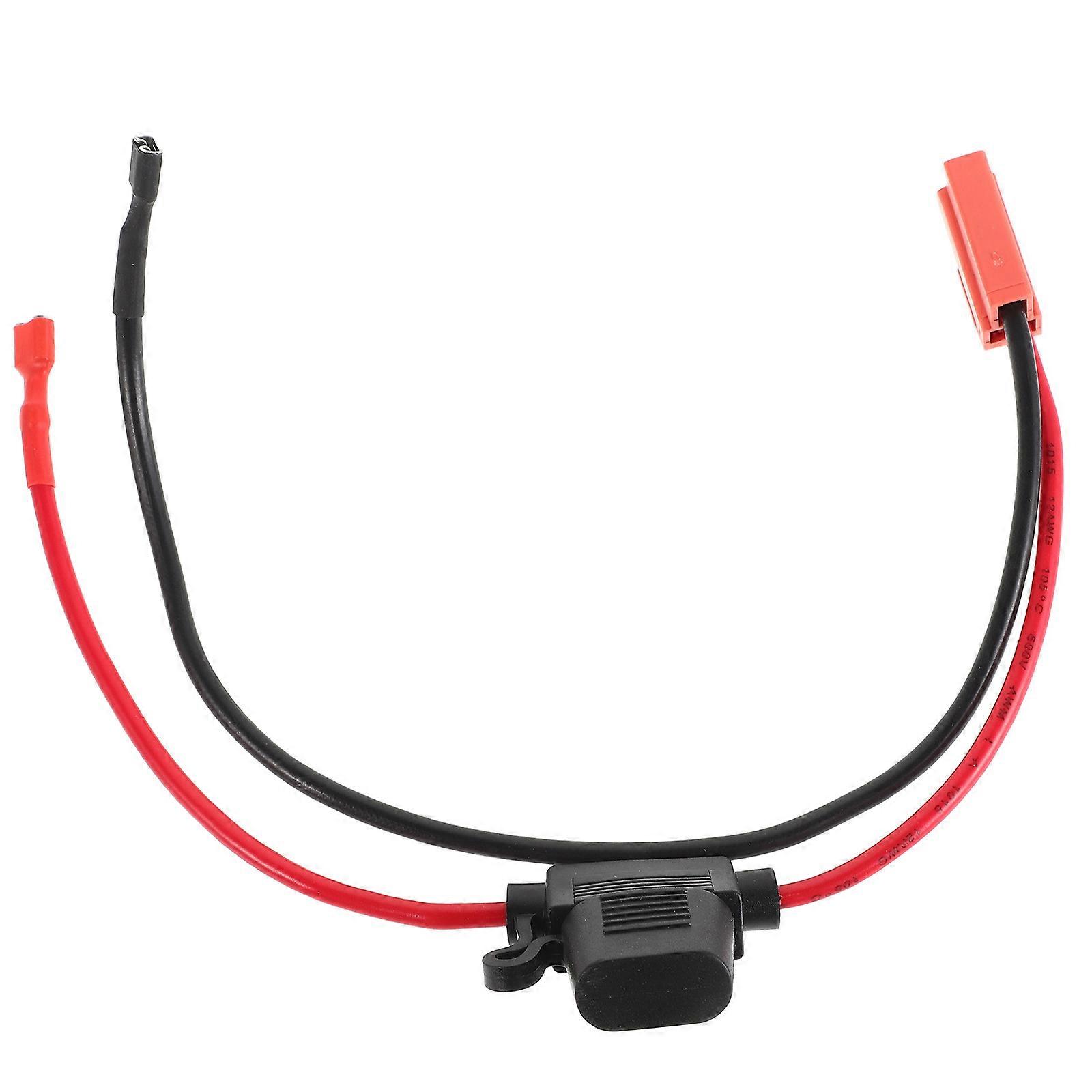 Battery Accessory Wire Harness for DIY Projects Stable Connection 12V 32.50X3.20X1.30CM 1Pack