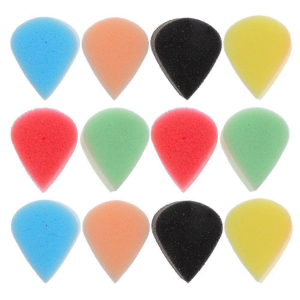 48 Count MultiColor Face Paint Sponges Set for Kids with Waterdrop Shape and High Density Design