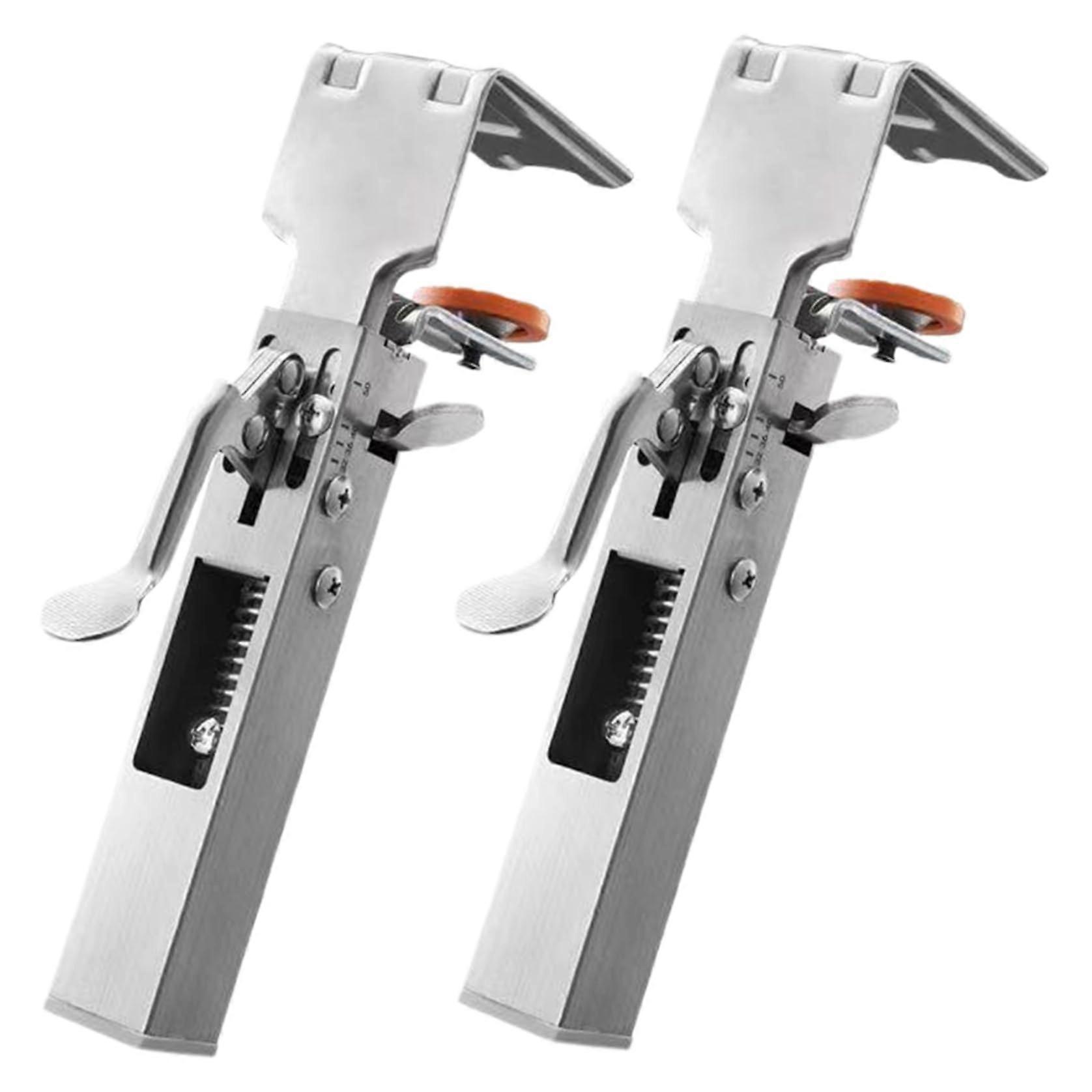Drawer Front Mounting Clamps, 2150mm Width, Right Angle Adjustable Stainless Steel
