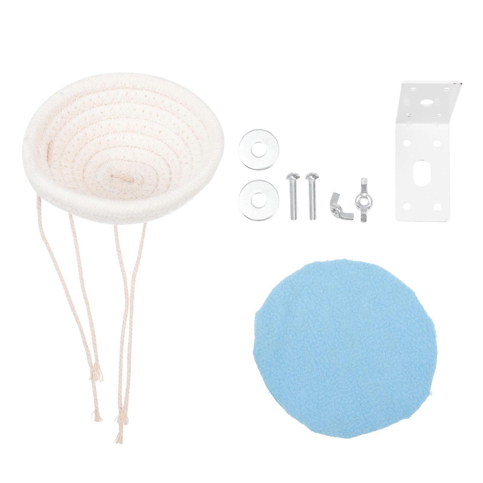 Bird Breeding Nest Woven Bird Nest Peculiar Appearance Pet Shop 13X13X3cm Beige 1Pack