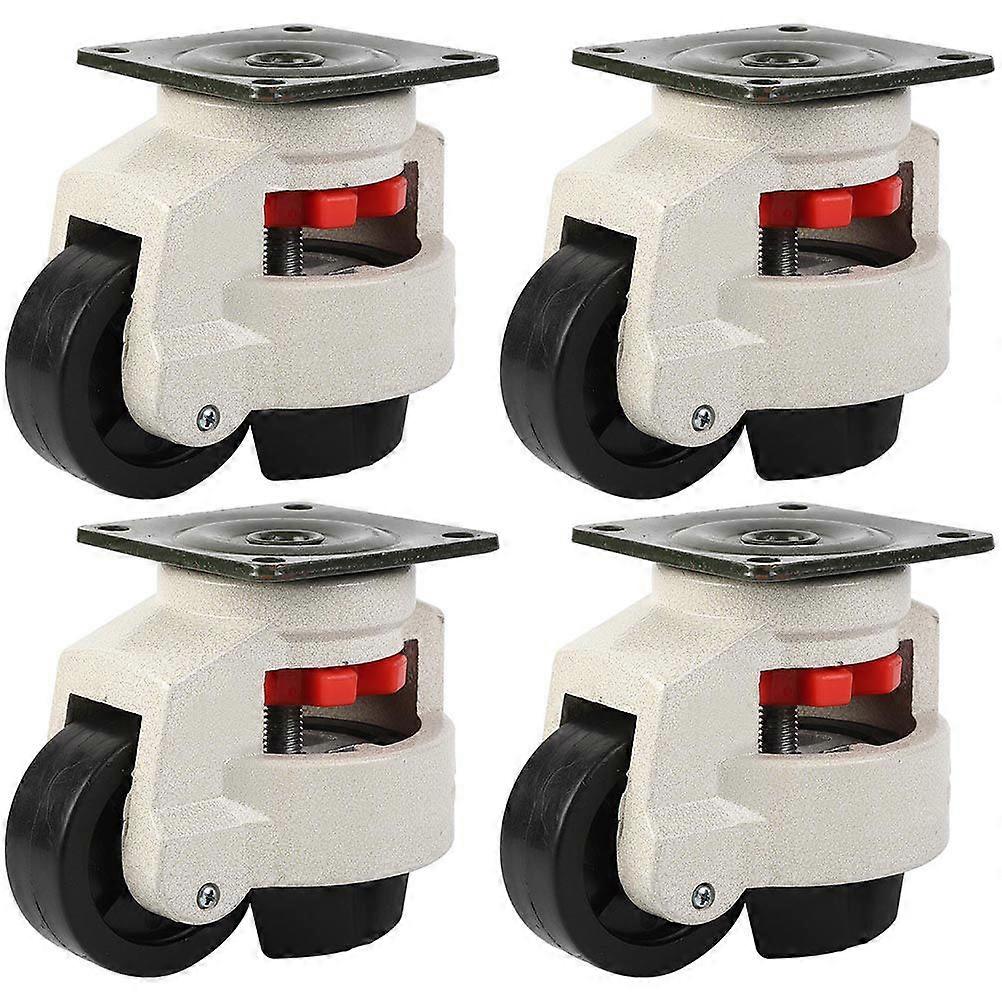 Multi-Use 360-Degree Rotation Casters 4Pcs For Moving Heavy Objects Ideal For Workbench And Home Use With Adjustable Height
