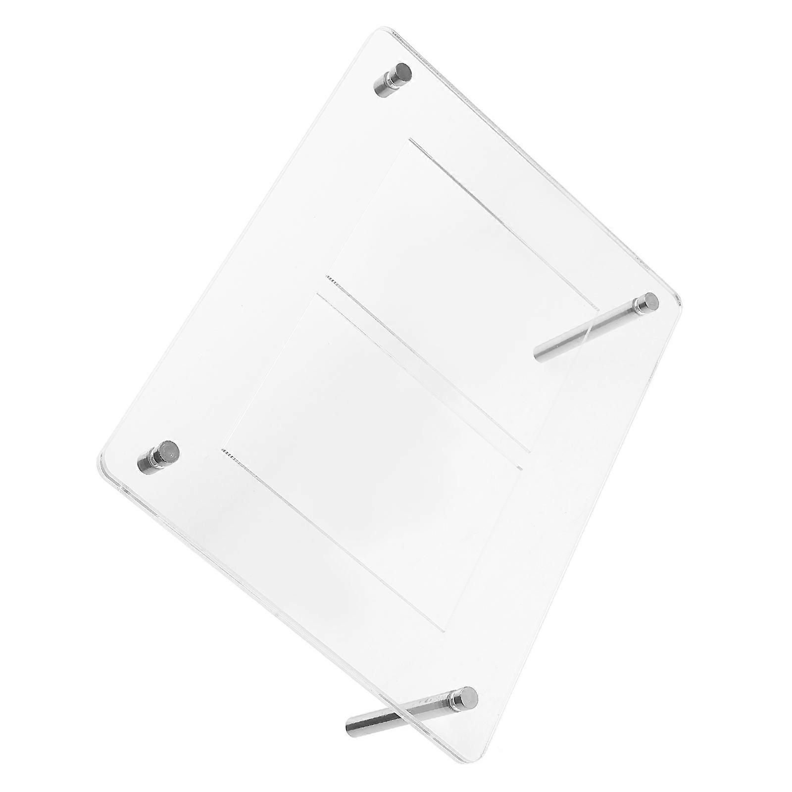 Baseball Card Display Rack Clear Acrylic Holder for Storage Sturdy Compact Design 7.5 x 4.2 inches