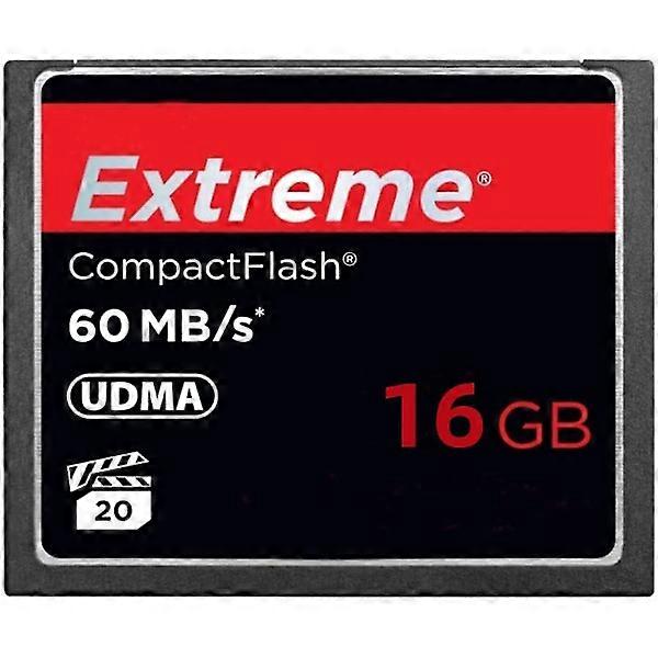 Extreme 16GB Compact Flash Memory Card 60MB/s Camera CF Card - Memory Card