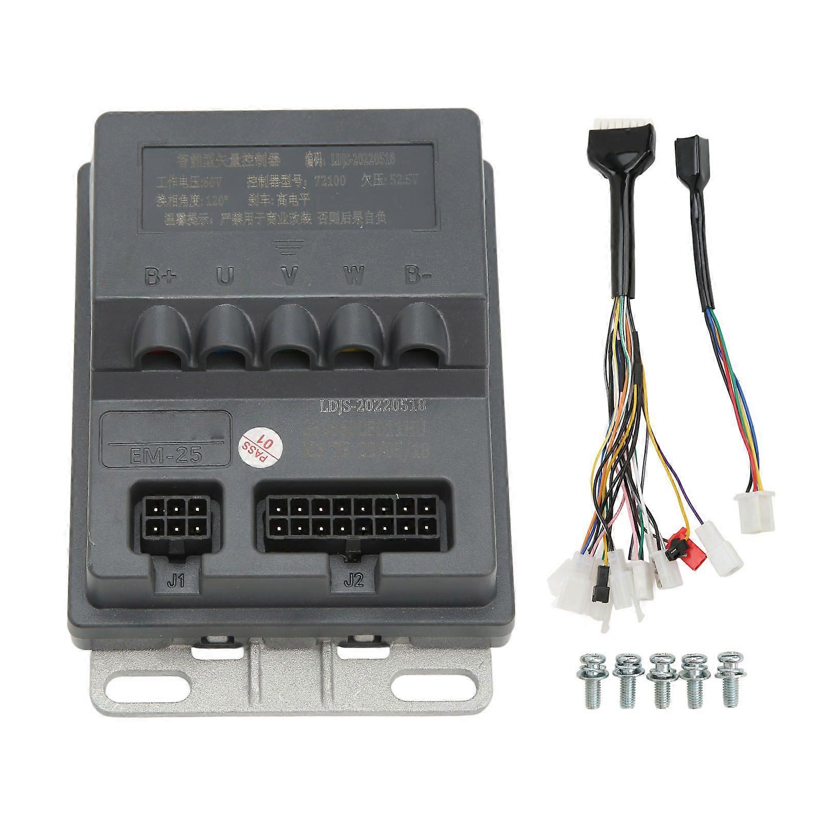 EM25 72100 ECU Sine Wave Controller 6264W 45A 100A IP67 Waterproof