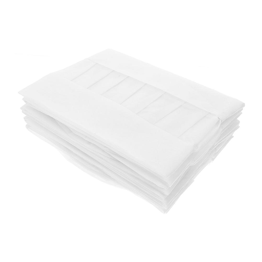 White Disposable Nonwoven Kids Chef Hats for Kitchen Play and Baking Suitable for Events