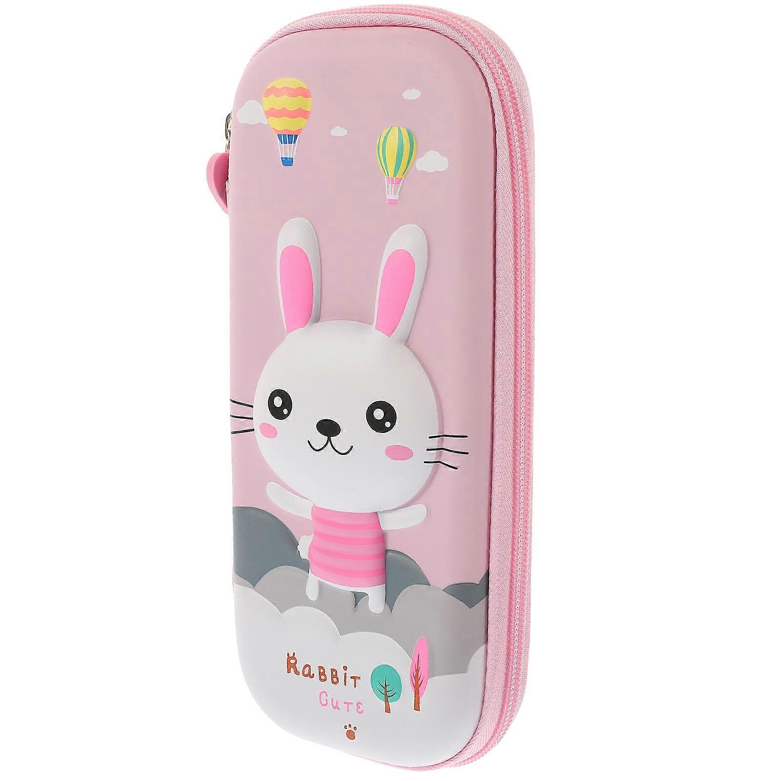 Large Capacity Pencil Case For Artists With Simple And Generous Appearance In Pink 1Pack