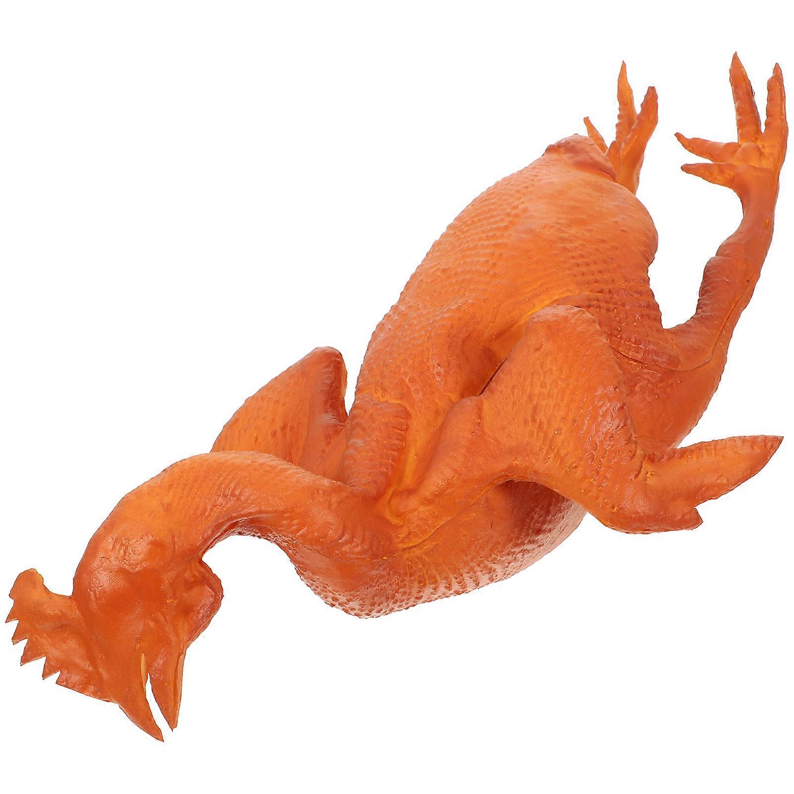 Imitated Food Model Realistic Roast Chicken Simulation For Photography Props Simple Design 39.00X20.00X11.00CM 1Pack