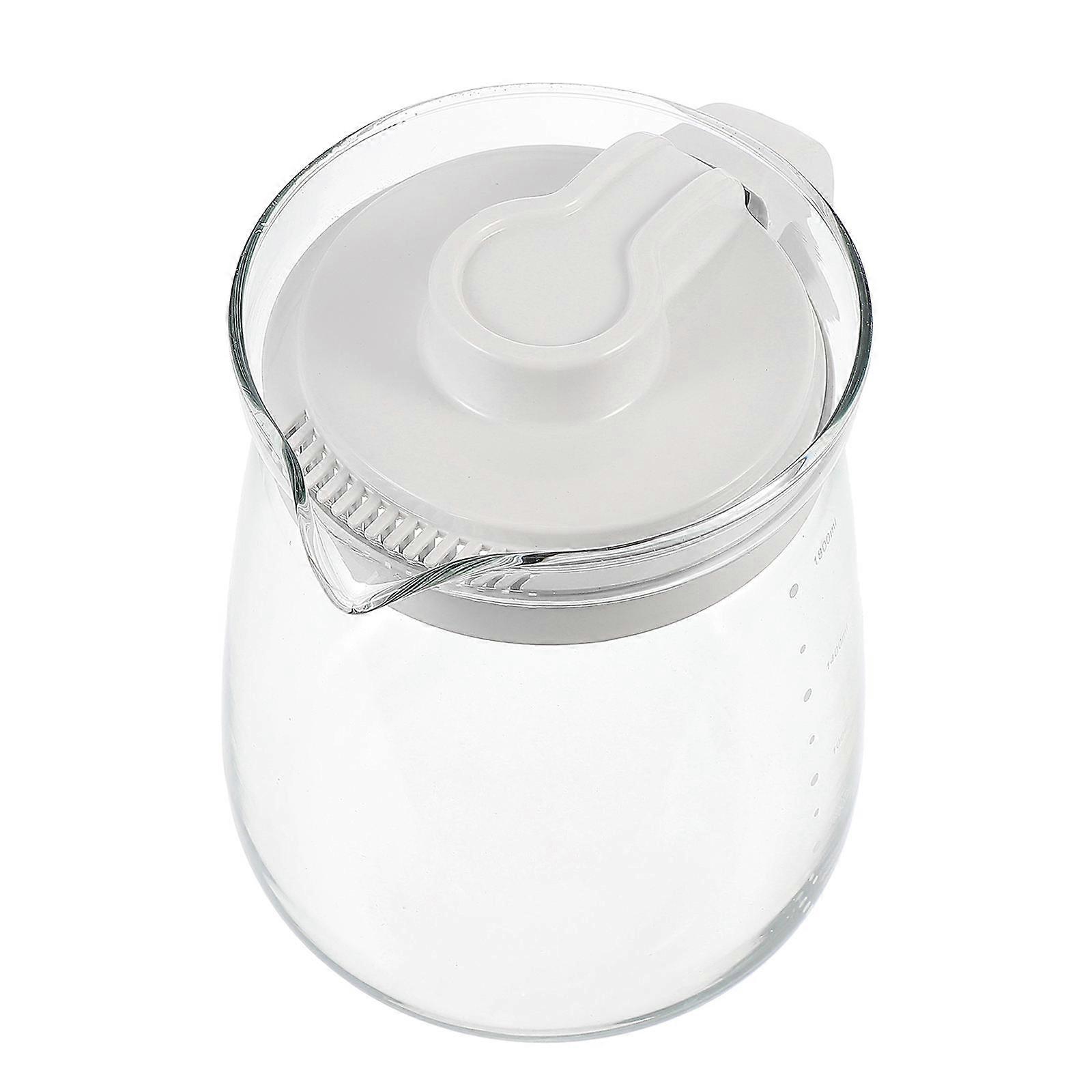 1Pc Large Capacity Glass Teapot Versatile Tea Kettle for Home Use