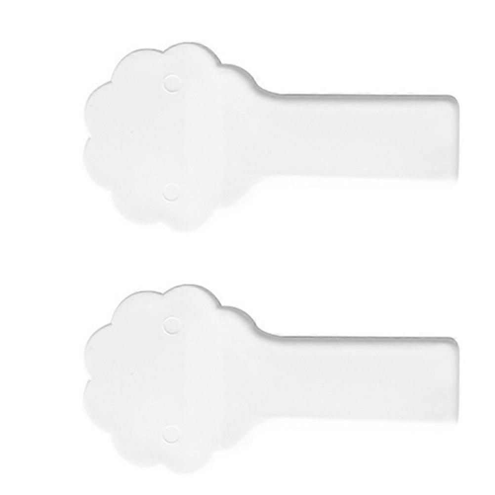 Siège de toilette Poignée lève-personne 2 Pack hygiénique sans contact Couvercle Pince Conception adhésive durable Installation facile pour une utilisation au bureau à domicile