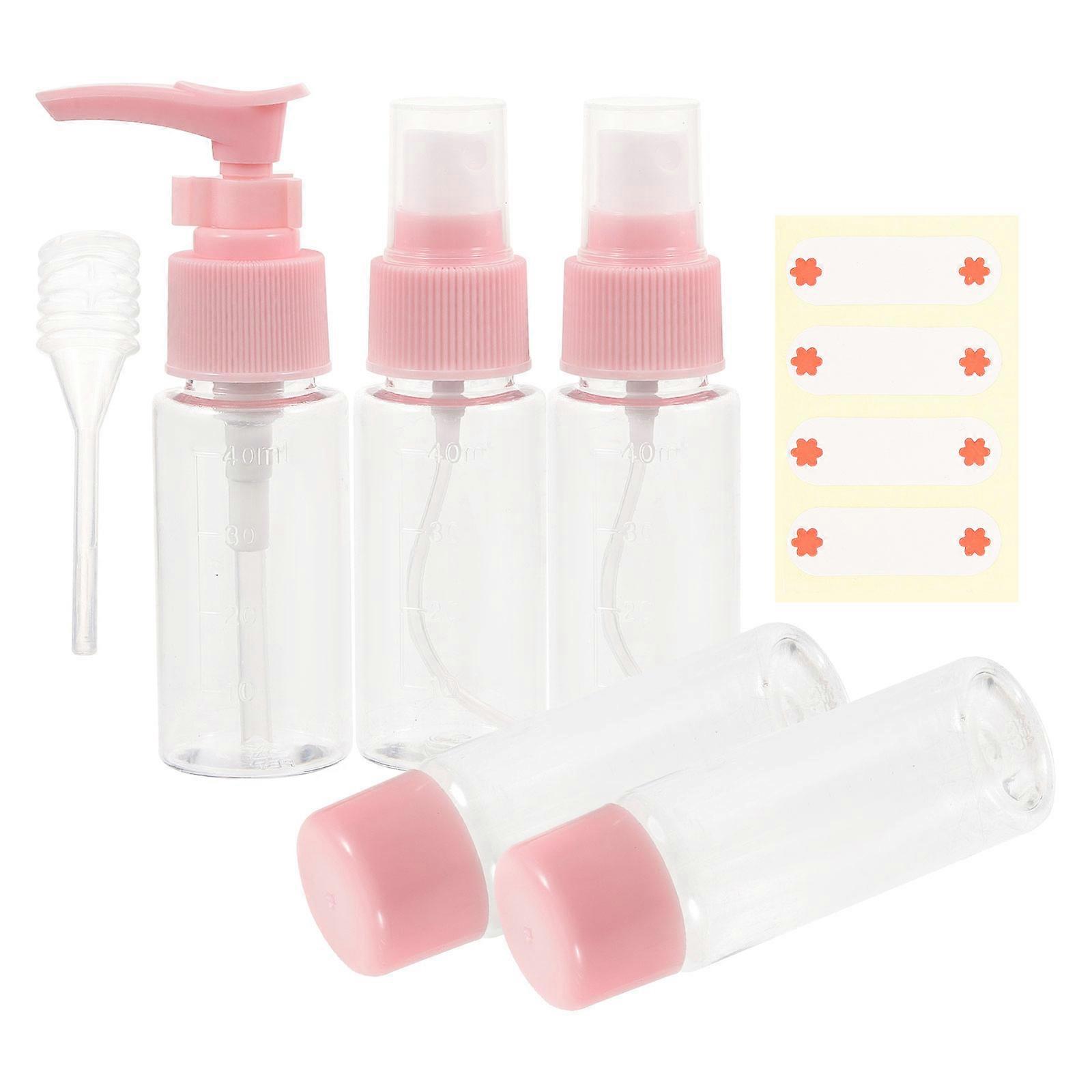 Travel Bottles 7Pcs Portable Leakproof Plastic Containers for Storage Use