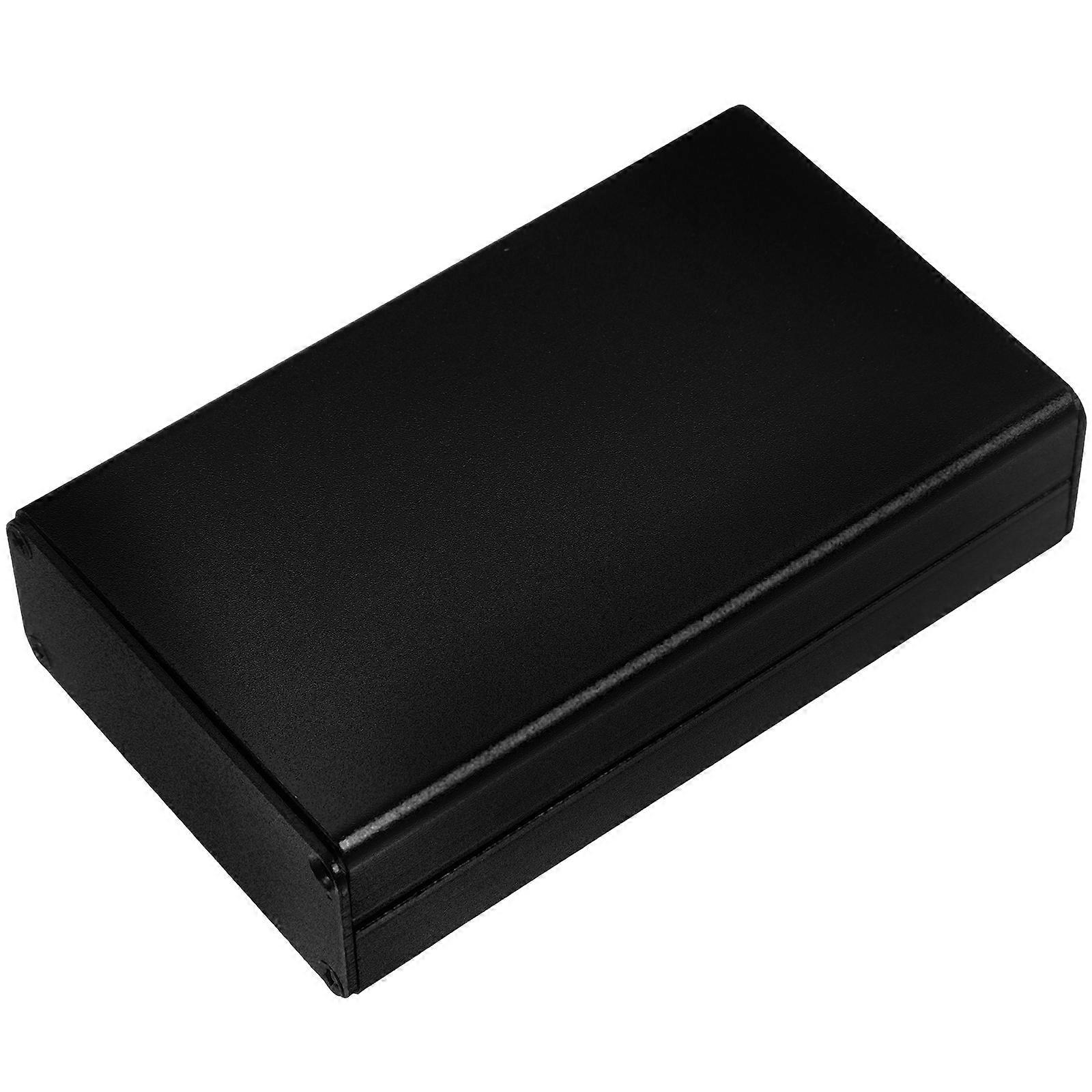Aluminum Storage Box for Electronic Engineering Projects Black Durable Compact Design 1 Piece