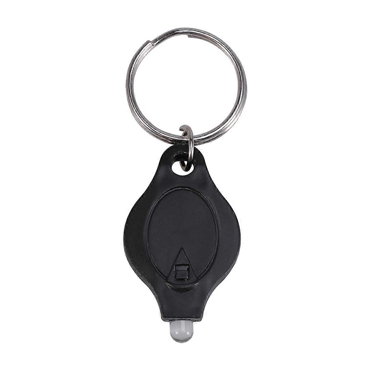 LED Light Keychain Mini Flashlight Torch For Camping Emergency Situations Black 3Set