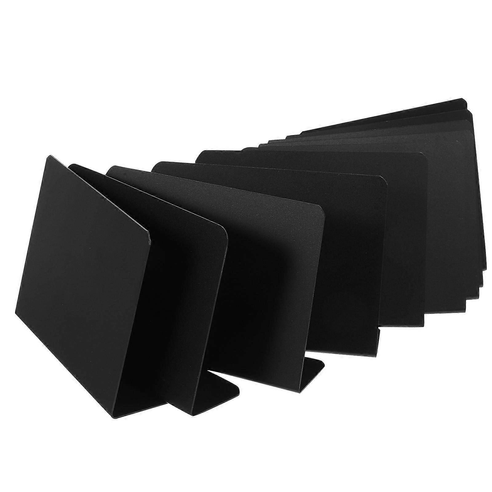 10 Pack Mini Chalkboard Signs with Stable Base – Reusable Erasable Desktop Memo Boards for Weddings, Shops, Cafes & Events