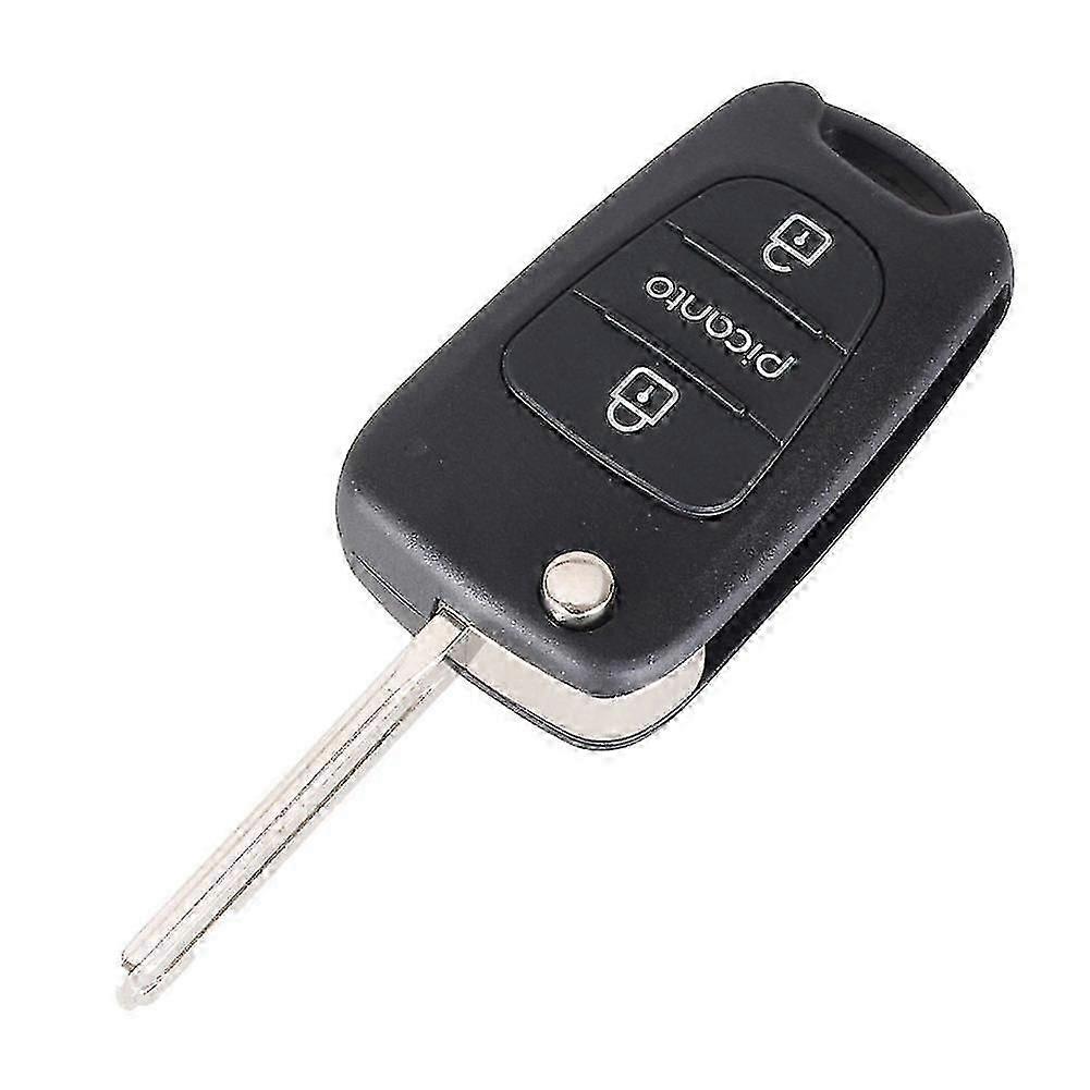 Mengxi 3 Buttons Car Flip Folding Remote Key Fob Cover Shell Case For Kia Picanto