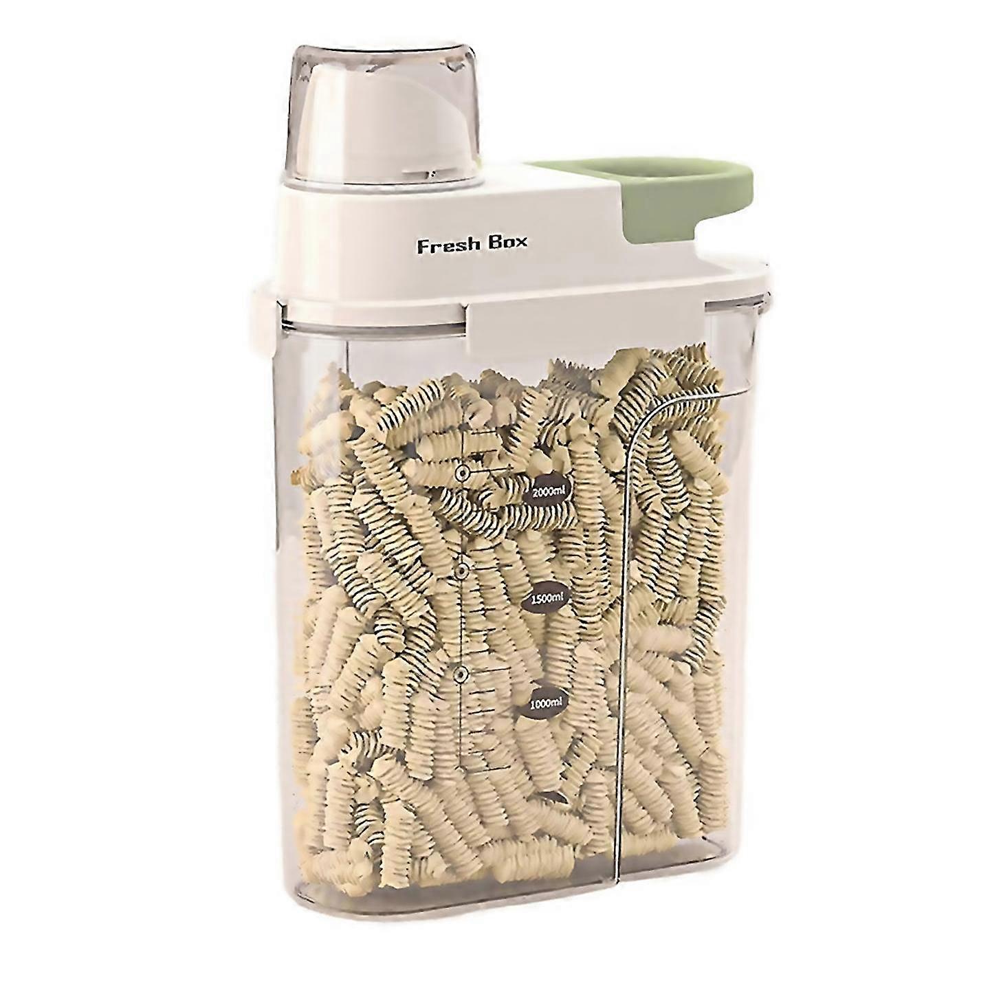 For Sealed And Moistureproof Food Storage Container Designed With Measuring Cup Large Capacity Stora