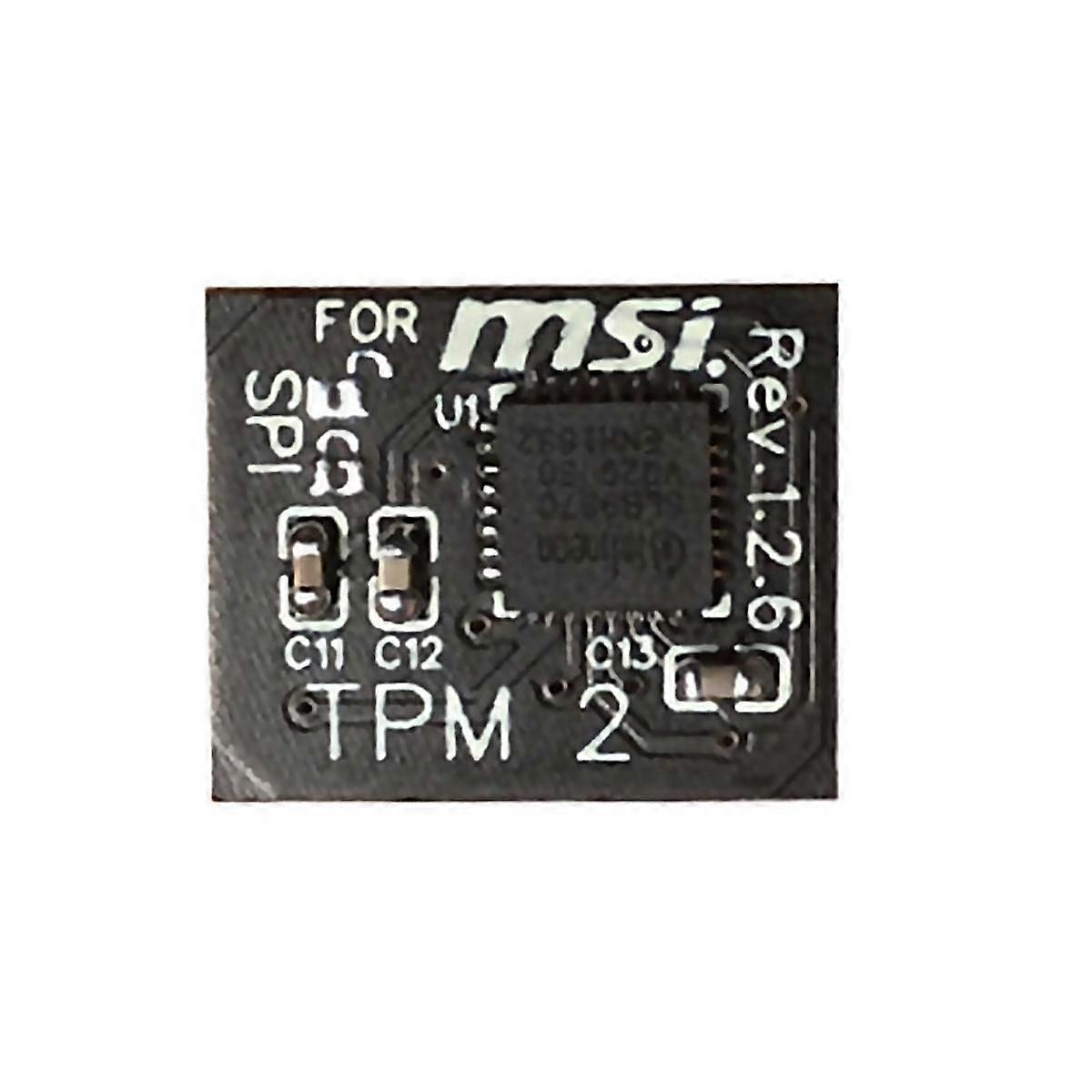 For tpm 20 encryption security module remote card 12 pin spi tpm20 security module for msi motherboa