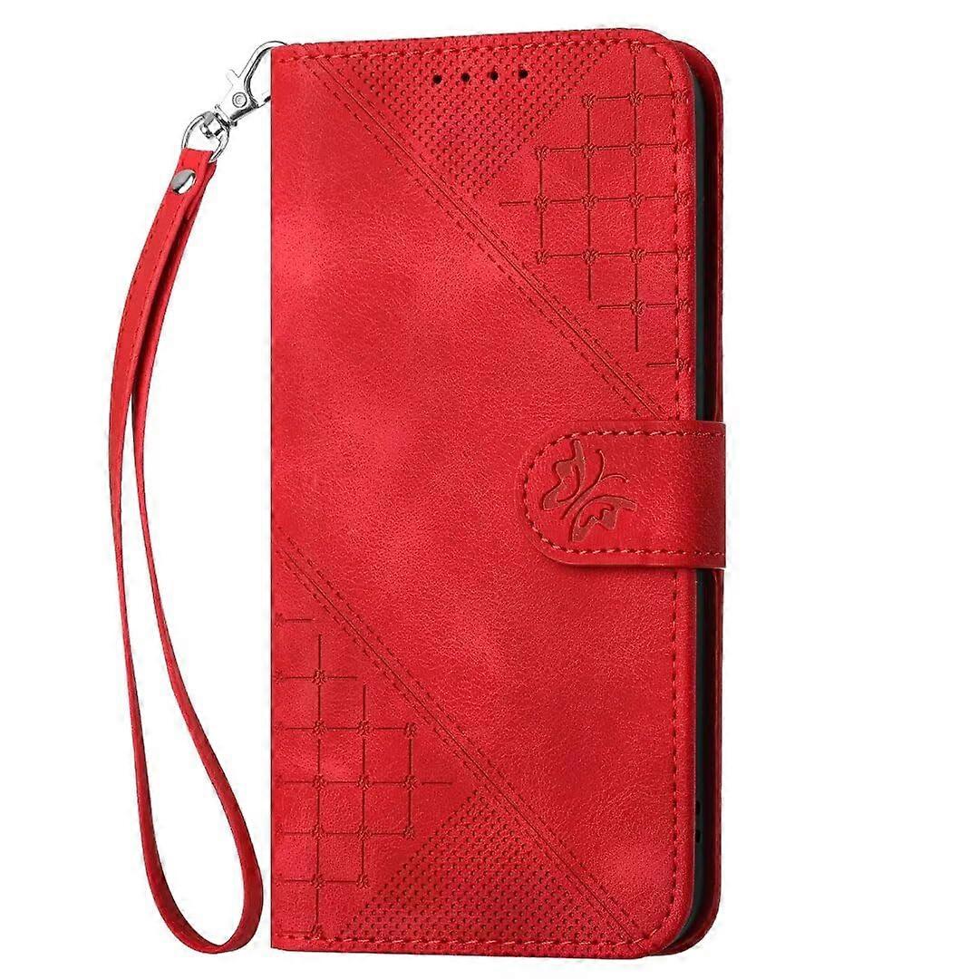 Google Pixel 9A Leather Flip Case Magnetic Wallet Cover Red