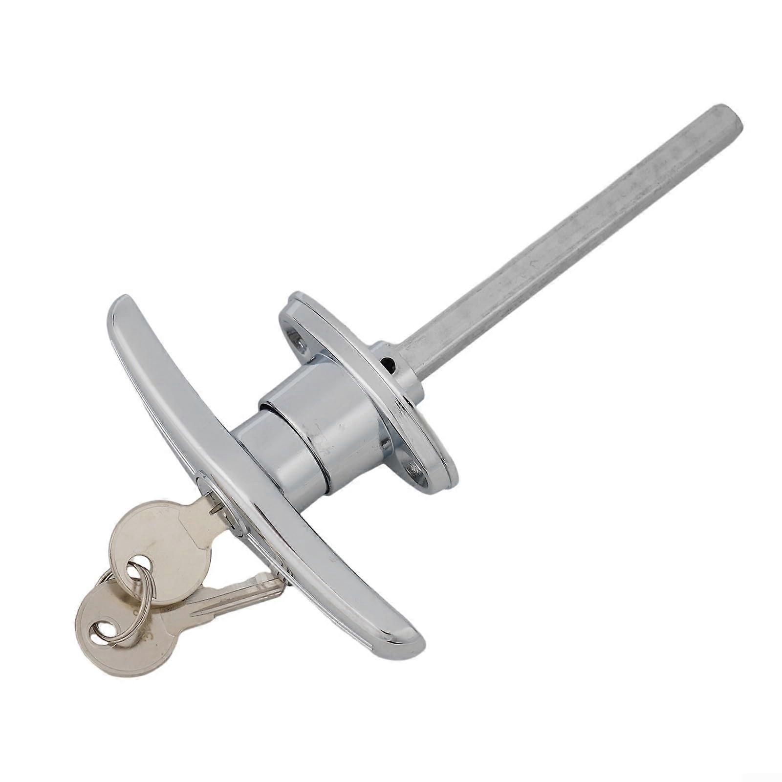 Efficient T-Type Garage Door Lock for Enhanced Security, Heavy-Duty Steel, Universal Fit, Weather-Resistant Design