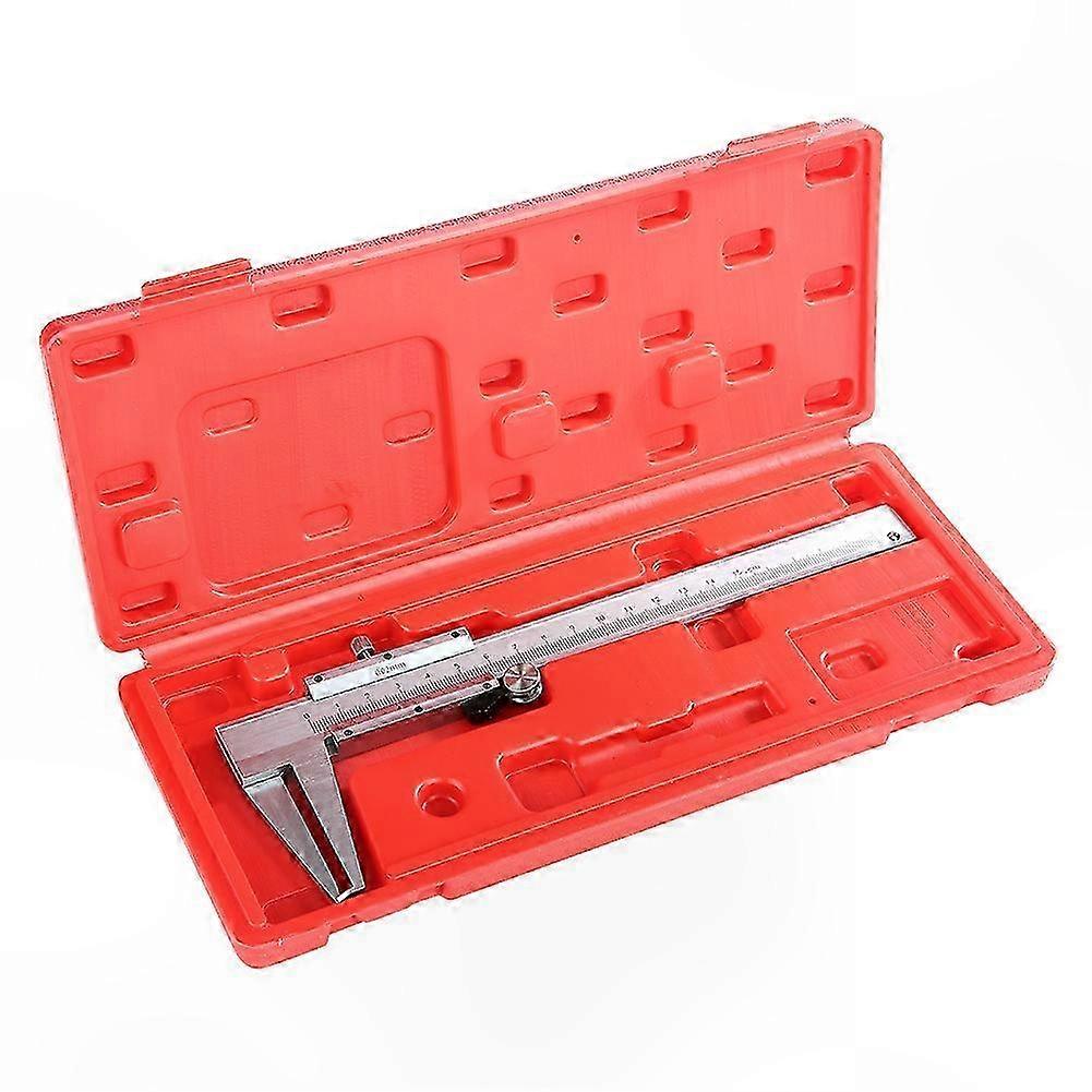 Precision Steel Ruler with Inside Groove Measurement 0-150mm Portable Caliper Tool
