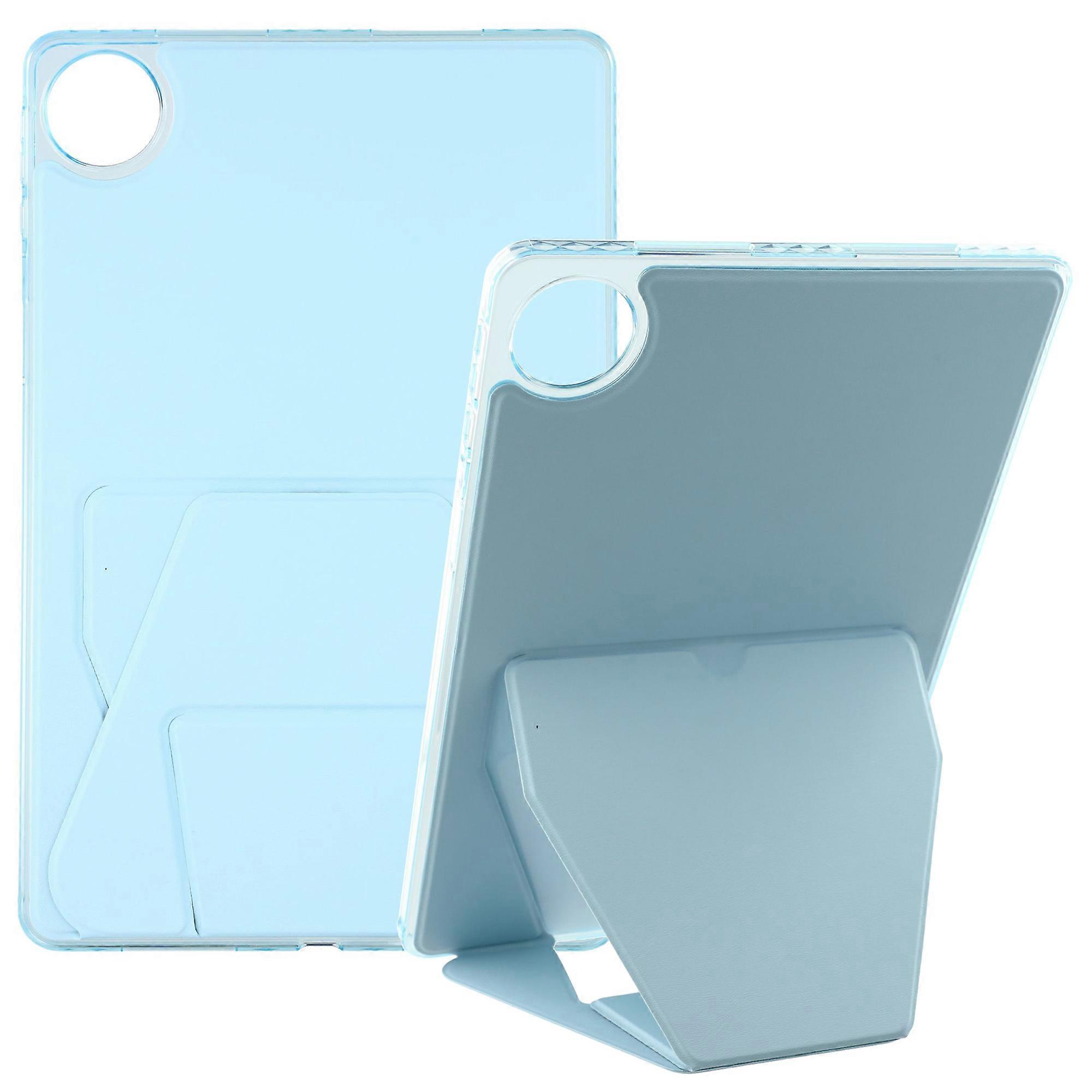 TKdaddy للوحة الشرف 10 حالة TPU بو جلد مسند غطاء لوحي أزرق