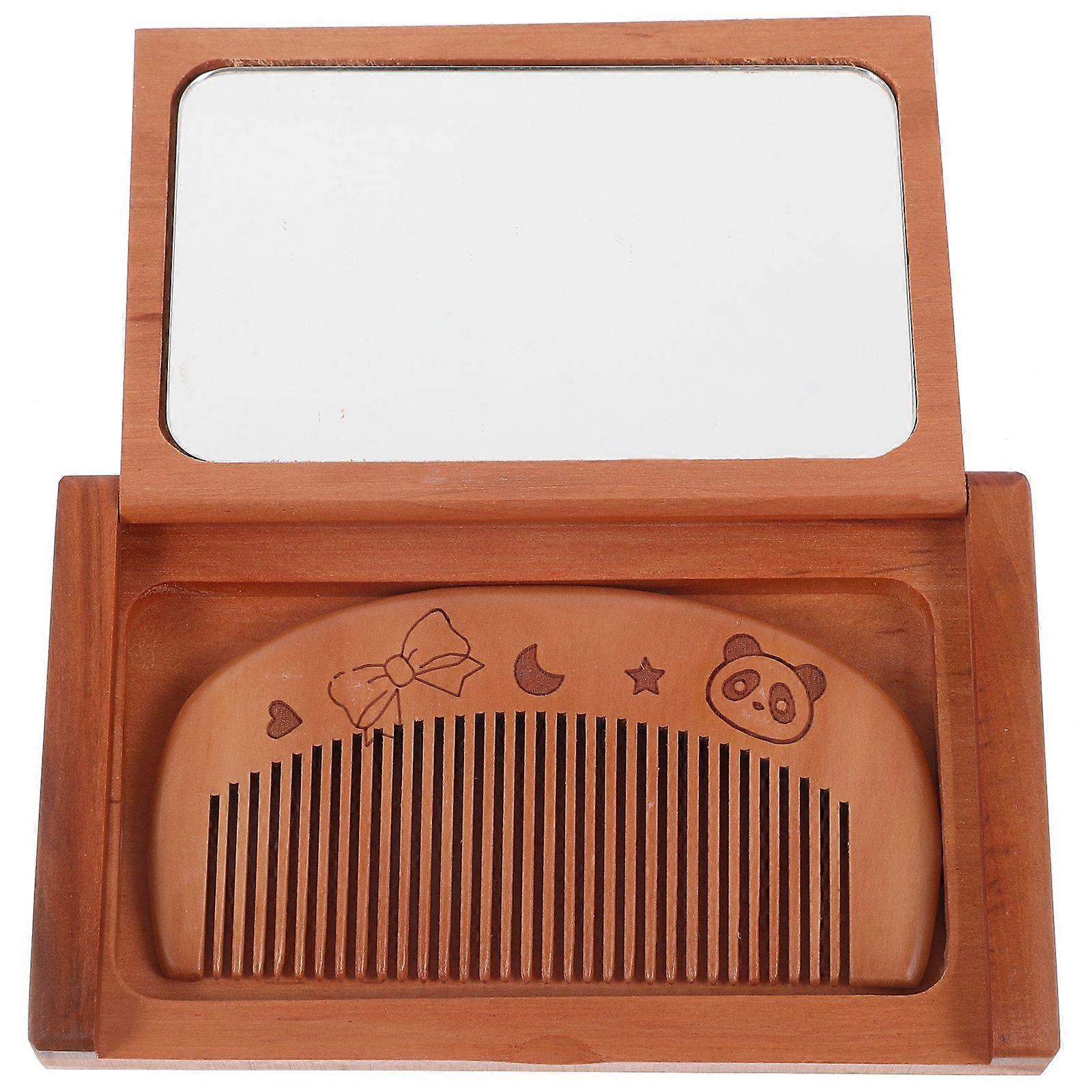Folding Mirror Portable Mirror Small Mirror Compact Mirror Travel Mirror with Comb