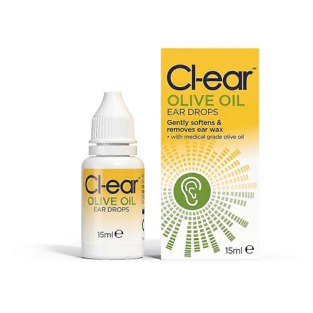 Cl-ear Olive Oil Ear Drops 15ml - 2 Pack