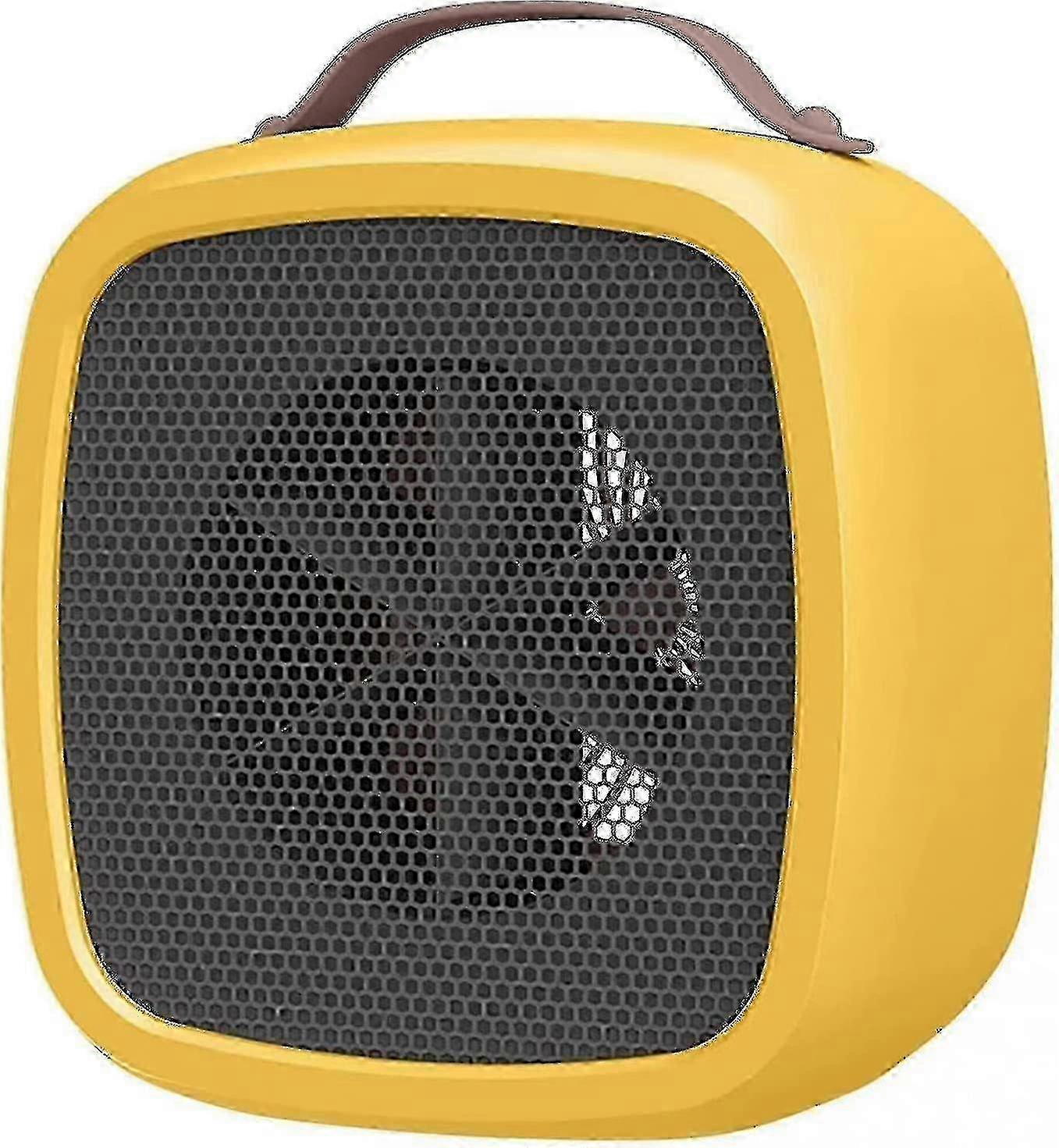 Portable Battery-Powered Space Heater with Adjustable Thermostat and Mini Fan for Indoor Winter Use