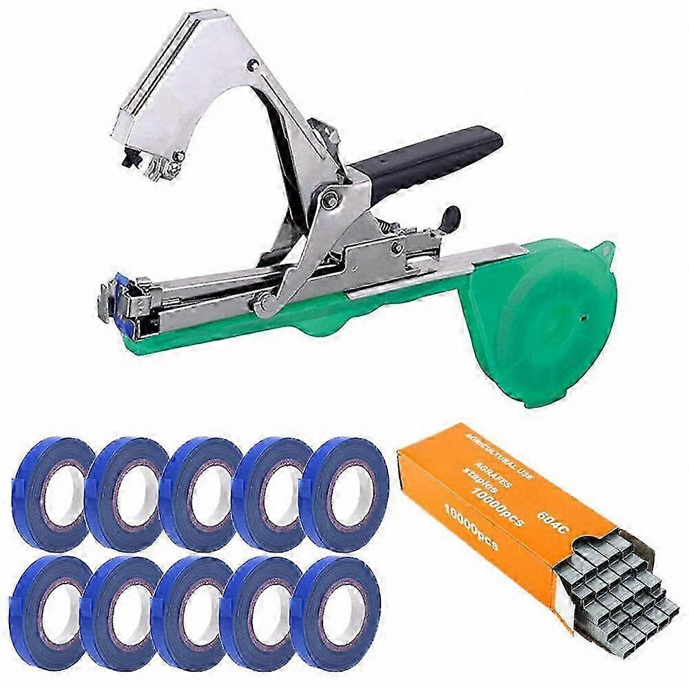 Garden Plant Tying Tool for Vines and Branches Handheld Binding Machine with Tape for Vegetables and Flowers