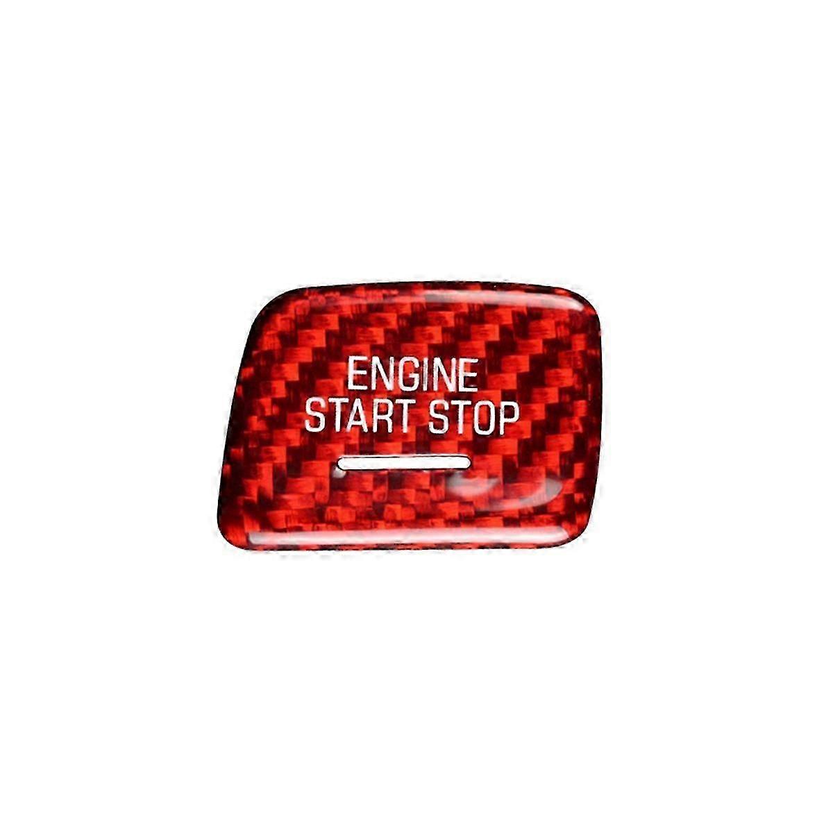 Start Stop Push Button for Chevrolet Camaro Corvette C7 Car Engine Ignition Switch Button Cover Decoration Trim(B)