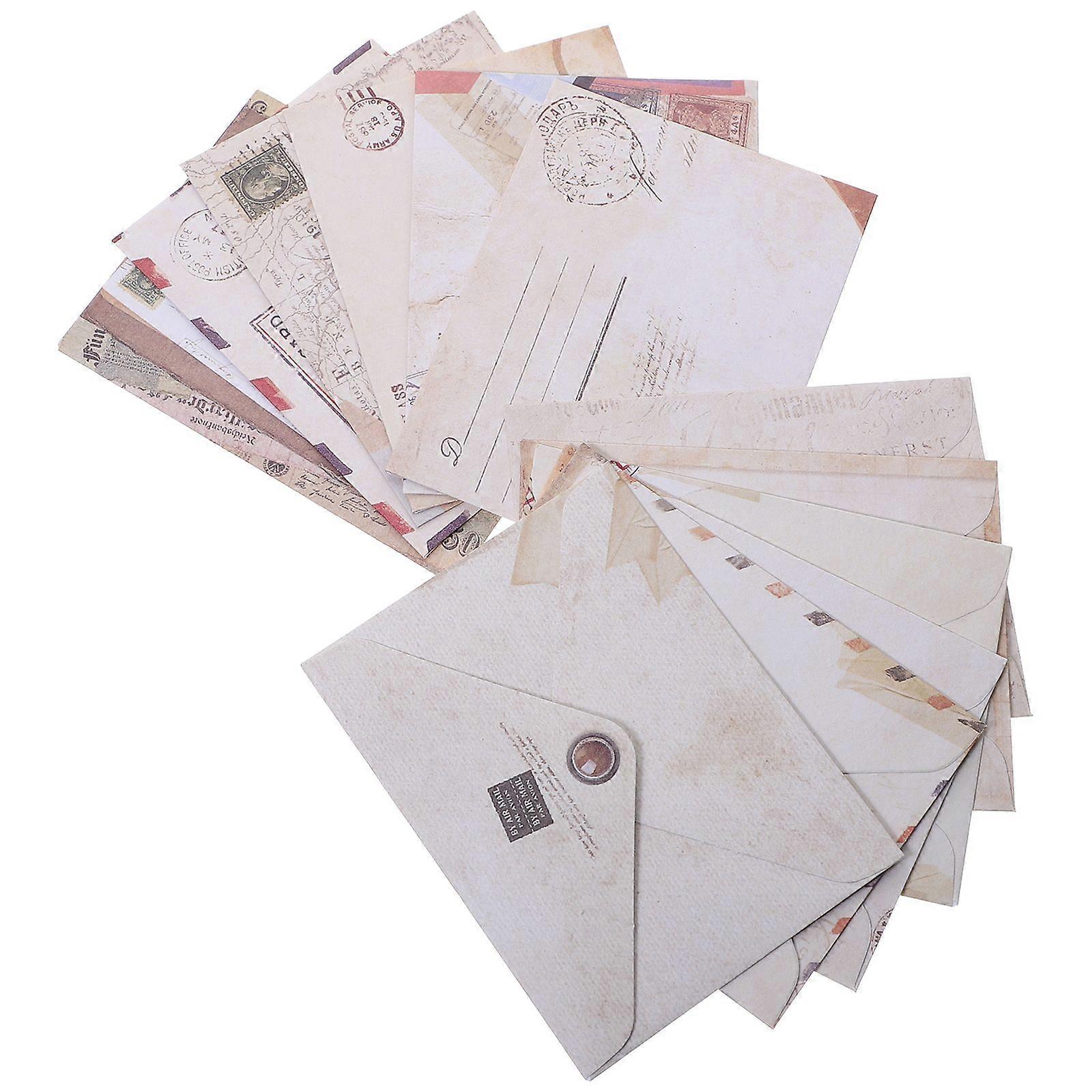 60pcs Mini Envelopes Small Paper Envelopes Retro Envelopes Cards Envelopes