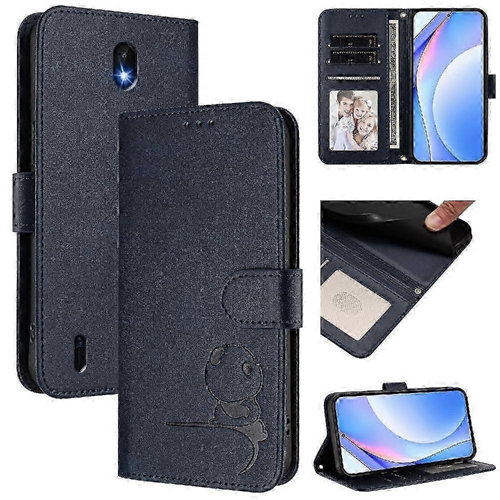 RFID Blocking PU Leather Flip Case with Card Slots, Kickstand & Mag...