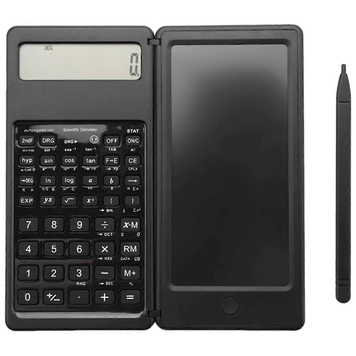 Scientific Calculator,10-Digit LCD Engineering Calculator,with Writing Board,Suitable for High Schools B