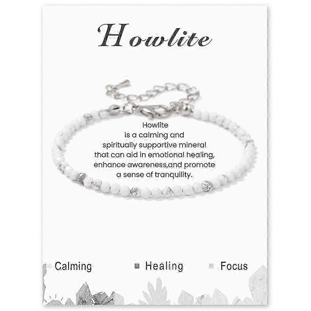 Bracelet - White Pine Beads - Pure, Minimalist Charm