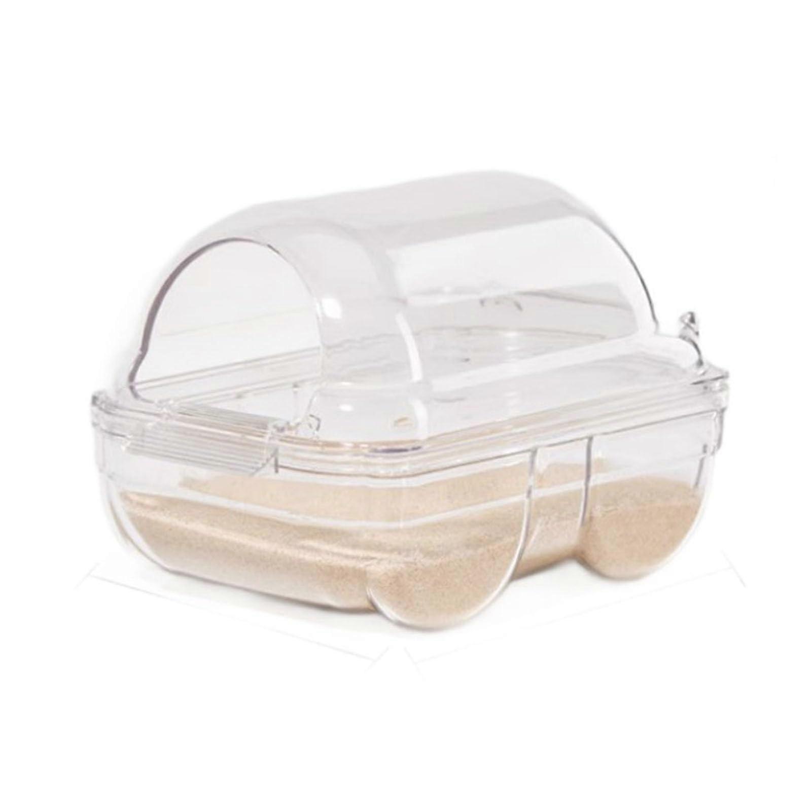 Hamster Sand Bath For Syrian And Dwarf Hamsters Large Size Sand Bath Container Small Animal Sauna Sandpit