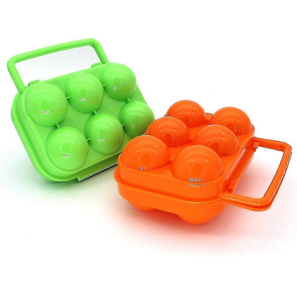 Egg storage box, three-piece set, easy to carry and can hold 18 eggs