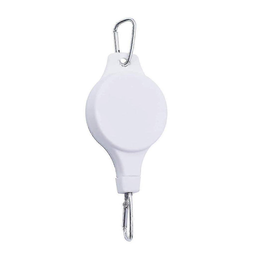 Plastic telescopic hanging plant hooks, available in black and white, can be locked at any height